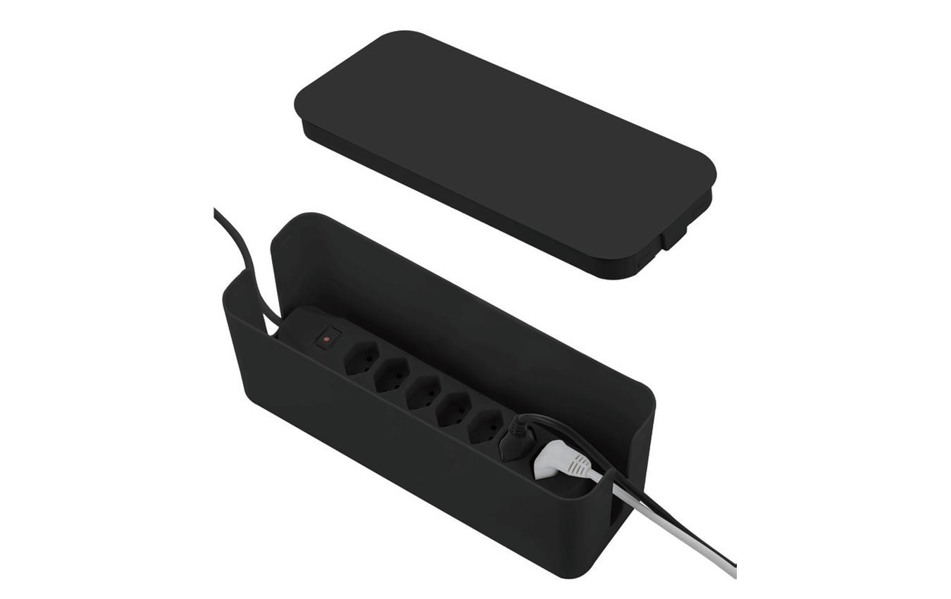 Schönenberger Kabelbox mit Steckerleiste 7x T13, Schwarz Schönenberger Kabelbox mit Steckerleiste 7x T13, Schwarz