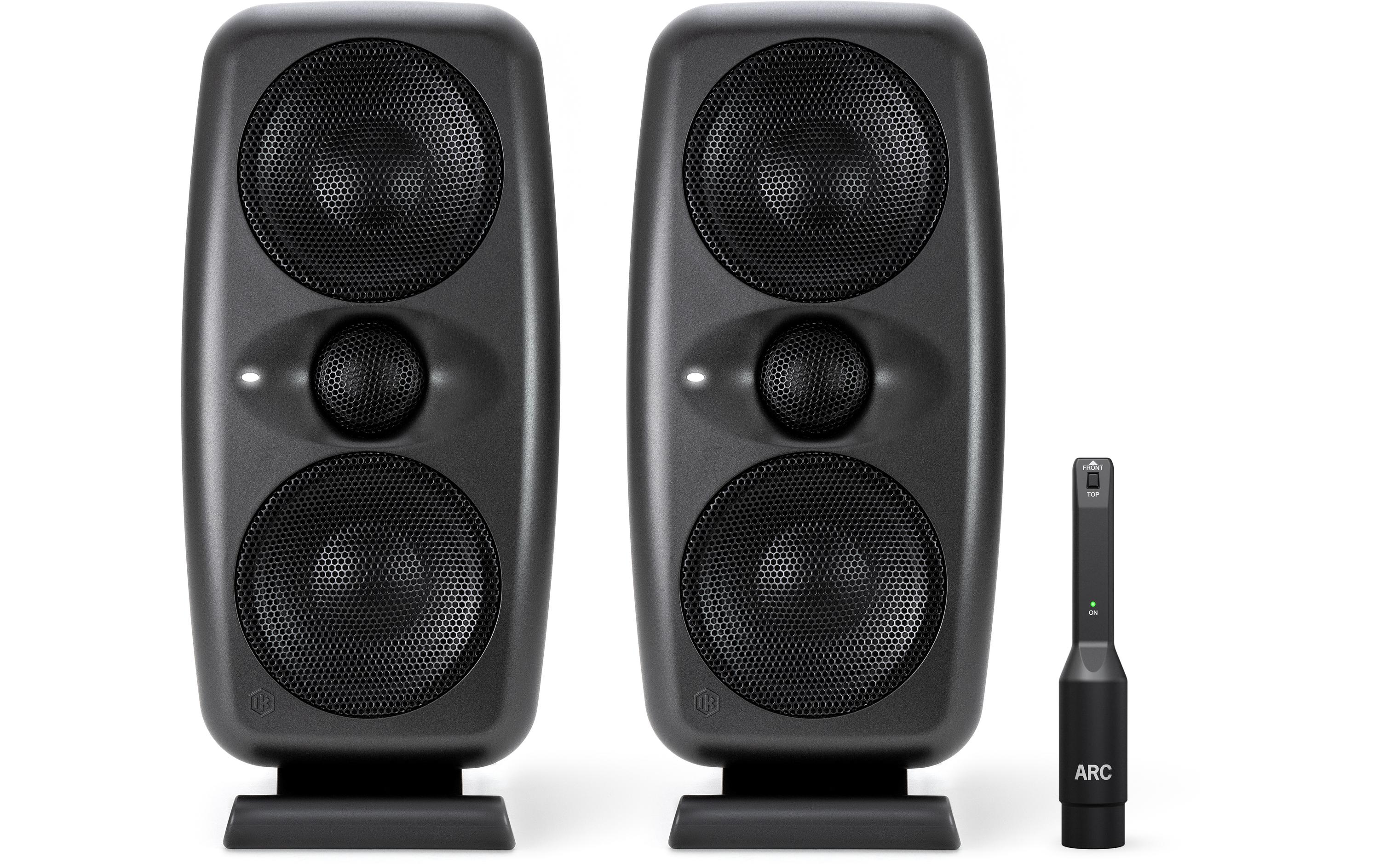 IK Multimedia Studiomonitore iLoud MTM MKII Pair Bundle Schwarz IK Multimedia Studiomonitore iLoud MTM MKII Pair Bundle Schwarz