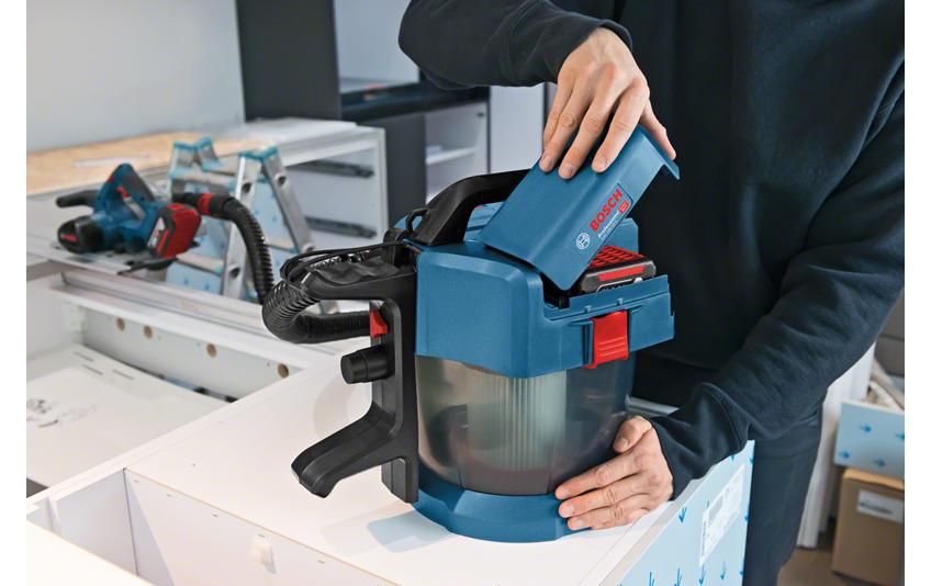 Bosch Professional Akku-Nass-/Trockensauger GAS 18V-10L Solo CLC