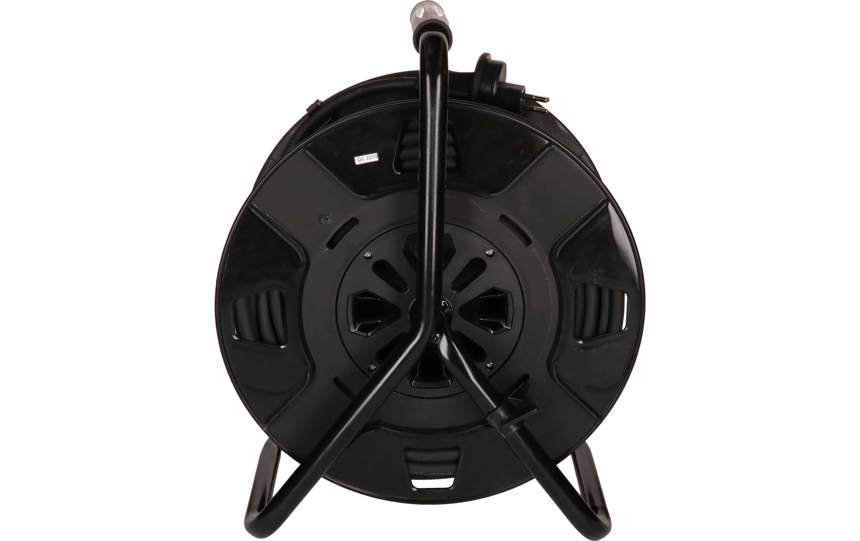 Max Hauri Kabelrolle maxREEL 50 m, 3x T13, IP55, Schwarz