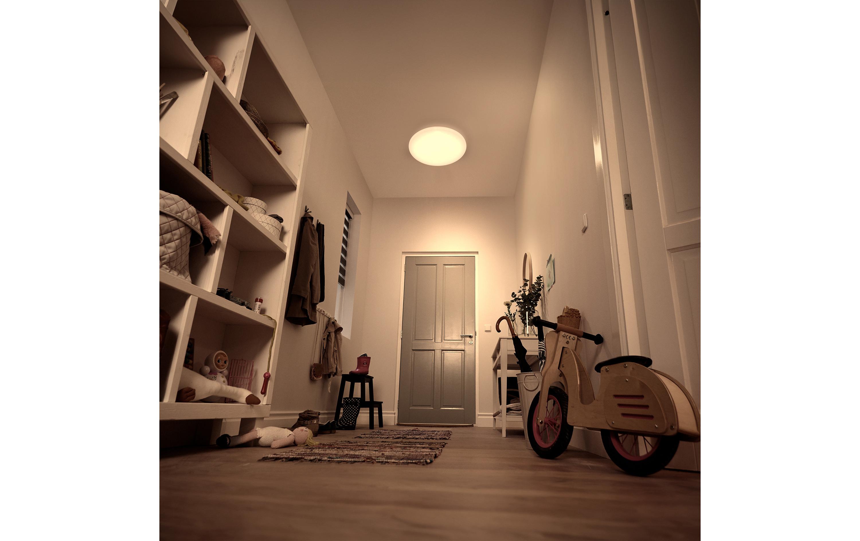 Philips Deckenleuchte Acuna mit Sensor 2700K, 1350 Lumen, Weiss