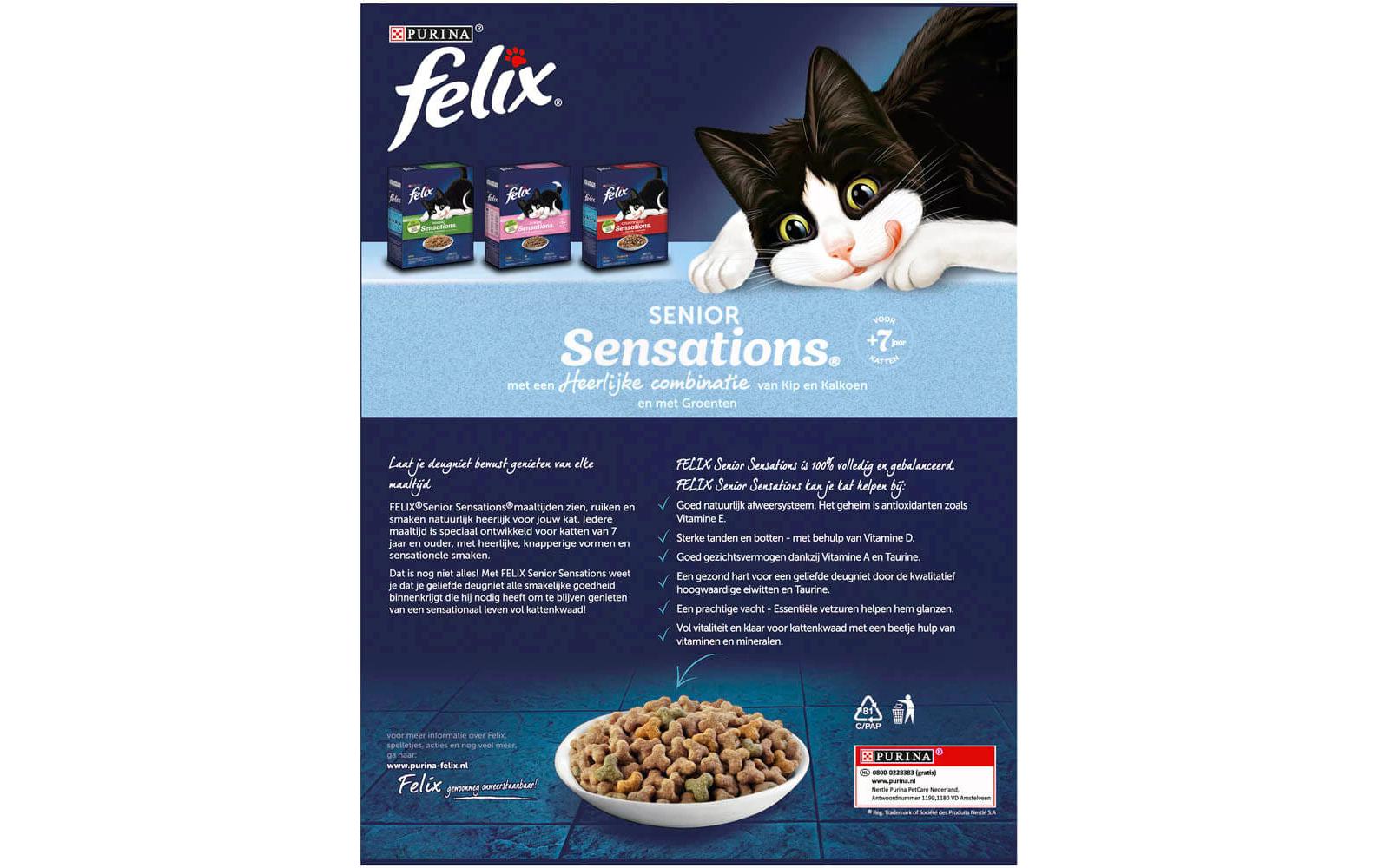 Felix Trockenfutter Sensations Senior, 1 kg Felix Trockenfutter Sensations Senior, 1 kg