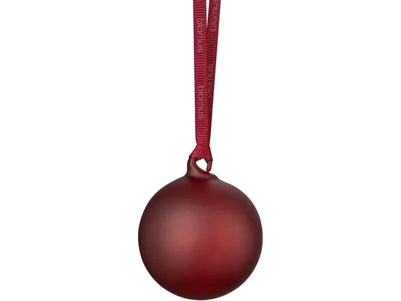 Blomus Weihnachtsschmuck Glaskugeln Kirschrot