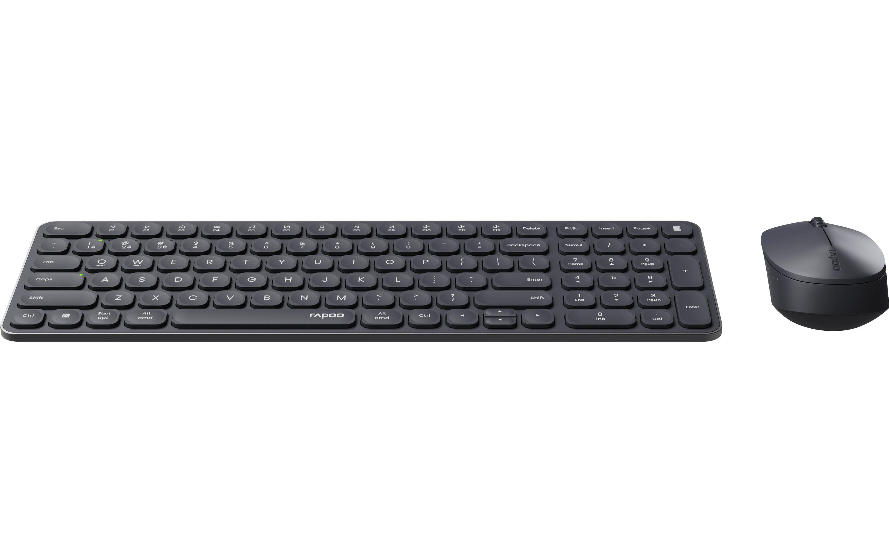 Rapoo Tastatur-Maus-Set 9710M ultraslim