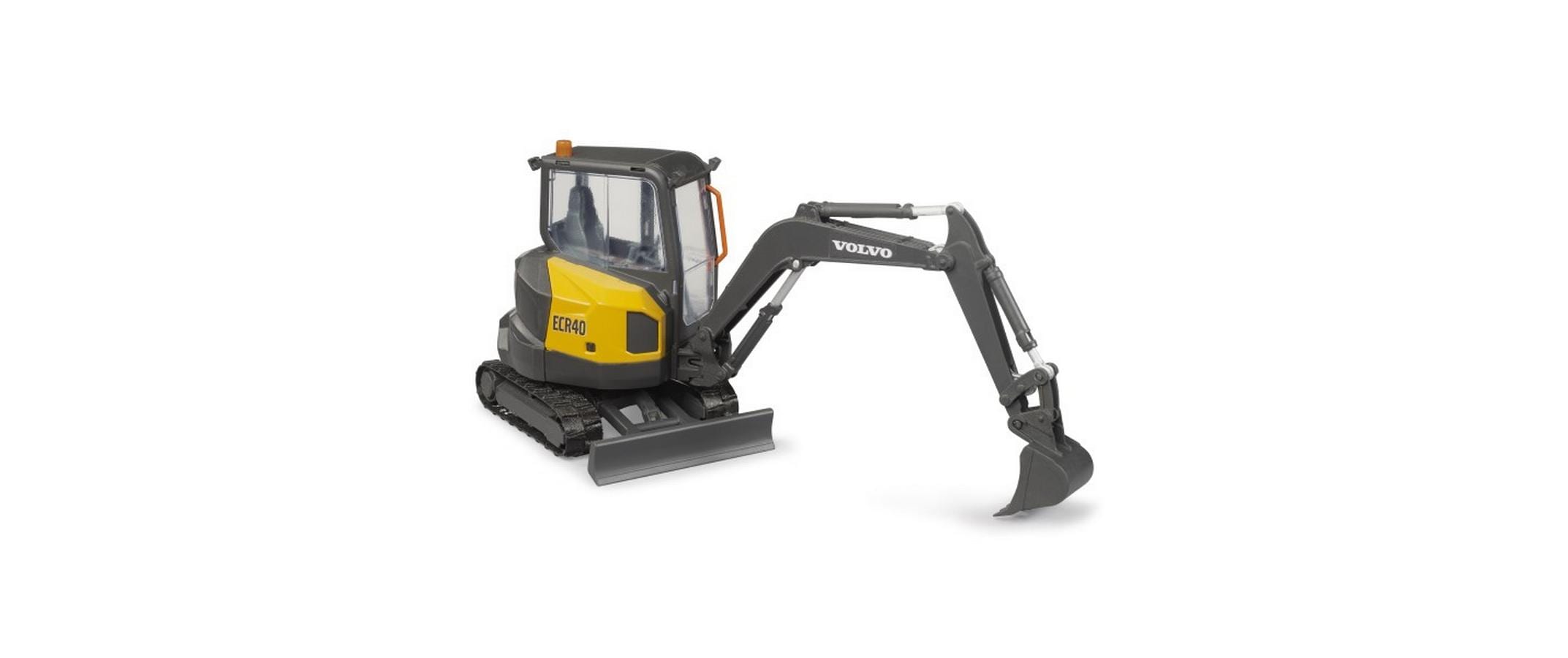 Bruder Spielwaren Baustellenfahrzeug Volvo Kompaktbagger ECR40