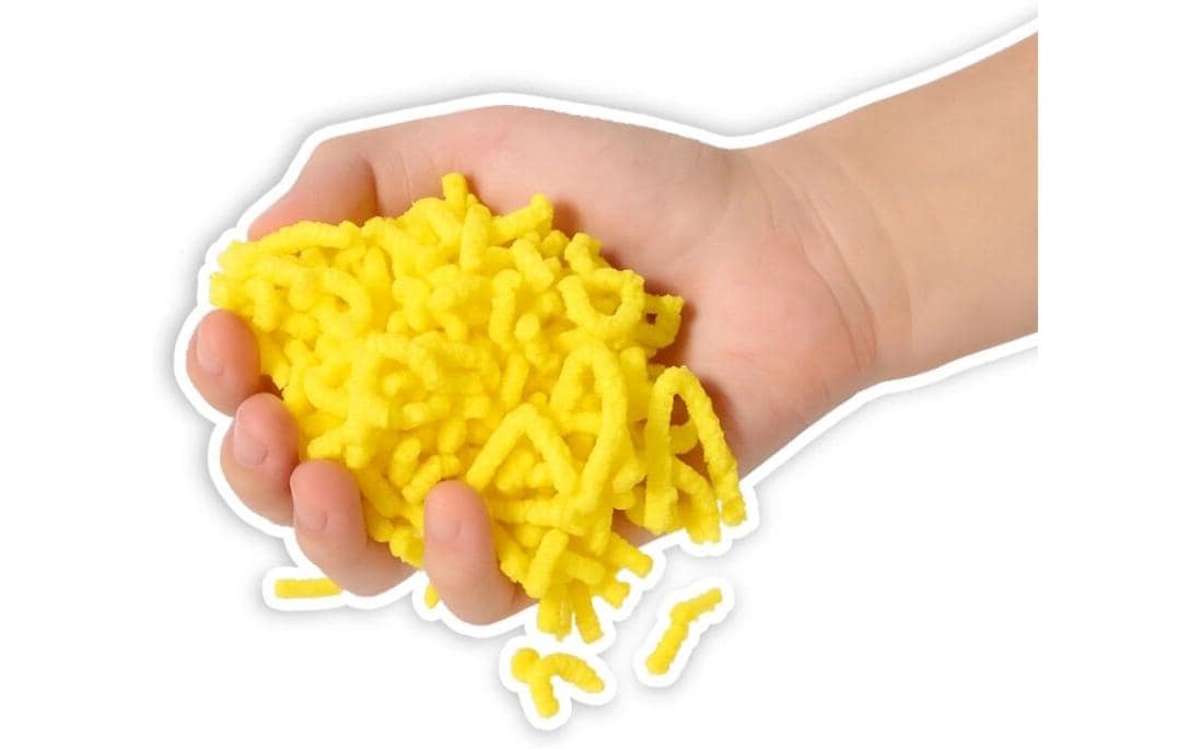 alldoro Squishy Worms Gelb, Kunststoff, 120 g