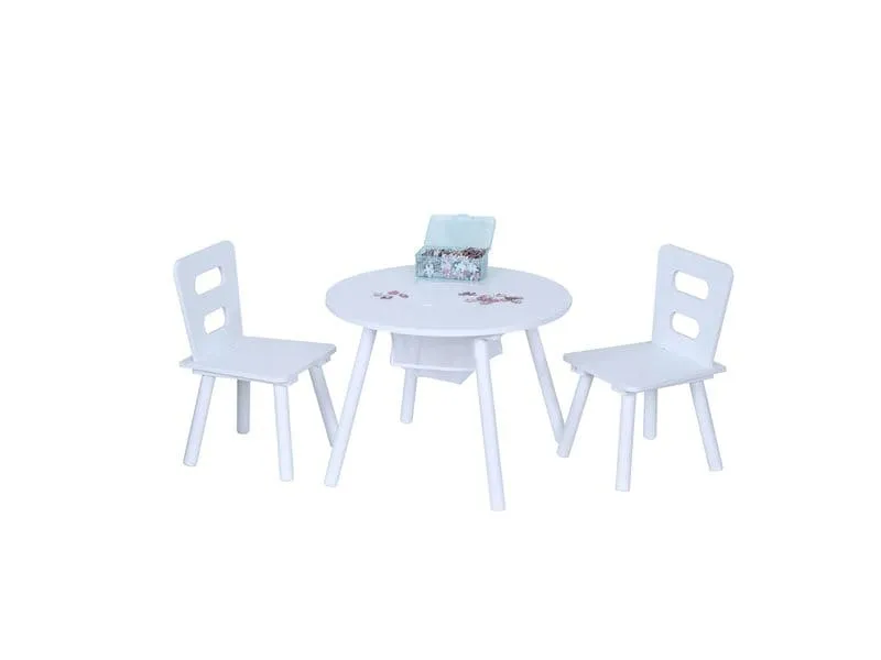 relaxdays Kindersitzgruppe mit Stauraum Weiss relaxdays Kindersitzgruppe mit Stauraum Weiss