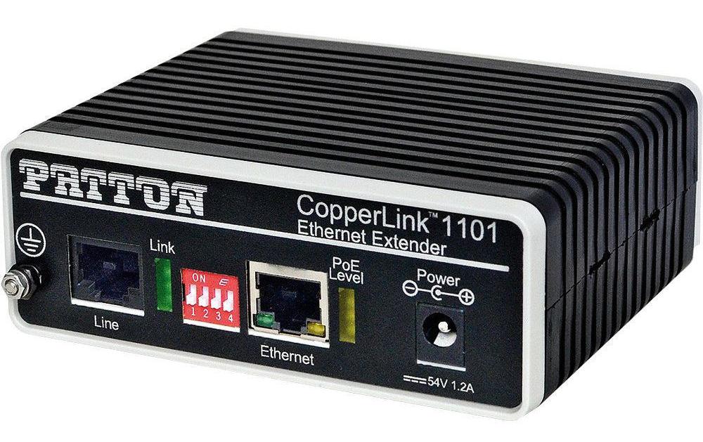 Patton Gateway CopperLink CL1101 PoE Extender Kit BNC