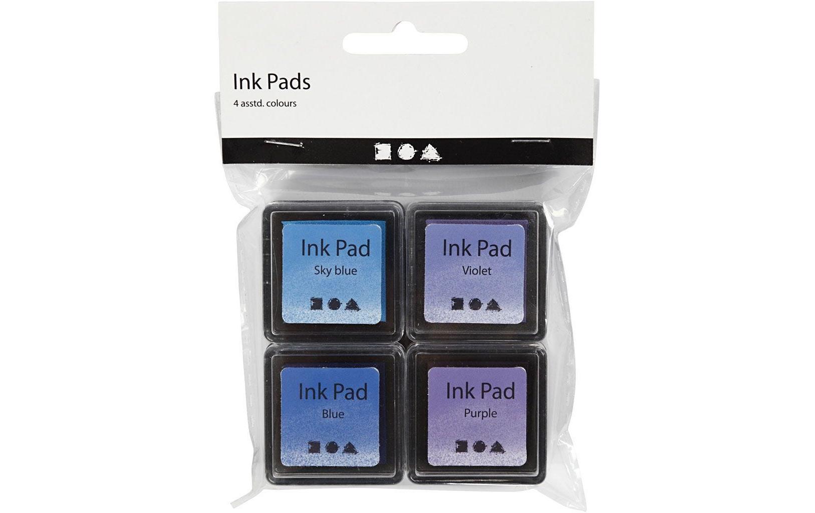 Creativ Company Stempelkissen Ink Pad Blau, Lila