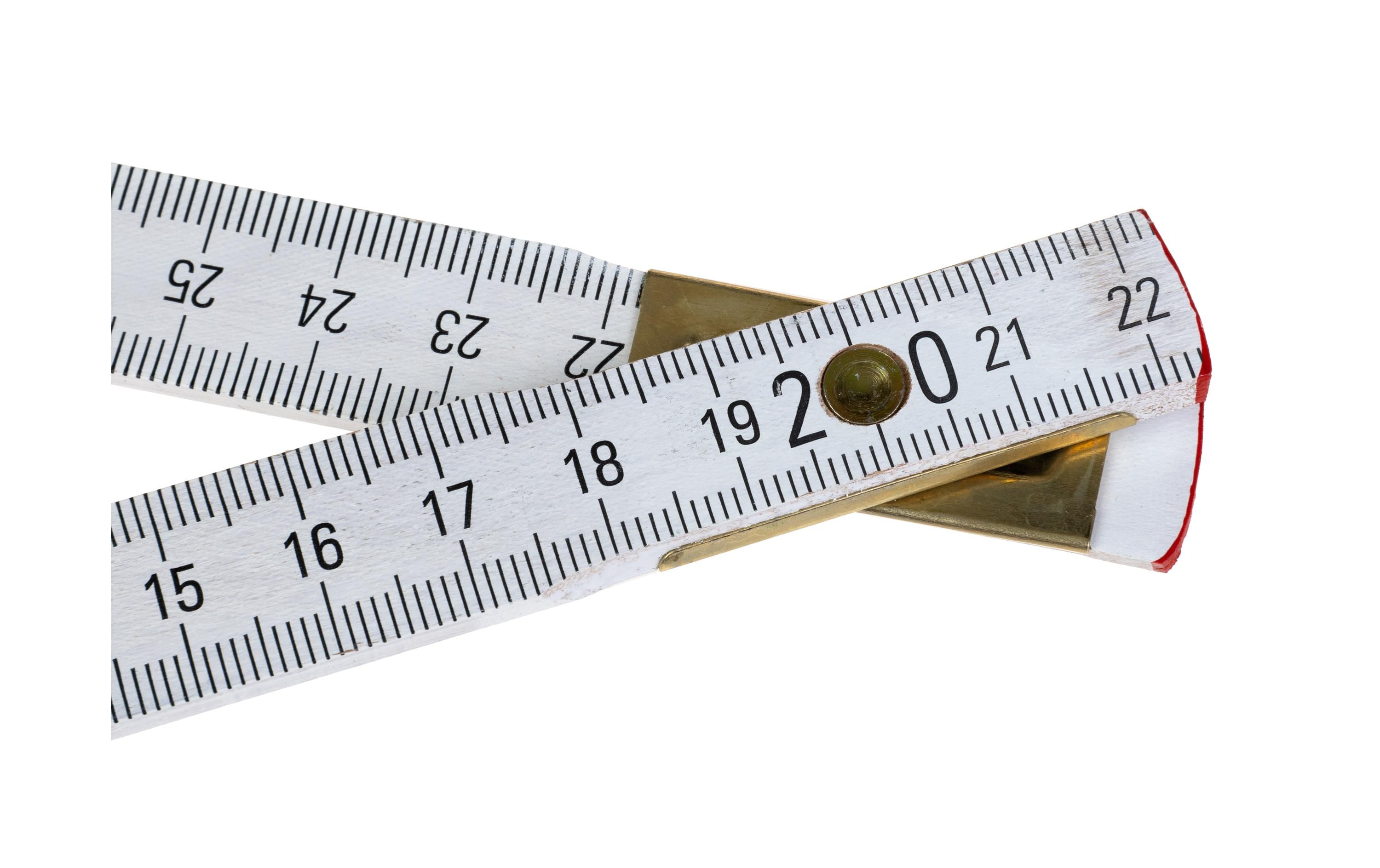 STRUCT Doppelmeter 2 m, Weiss