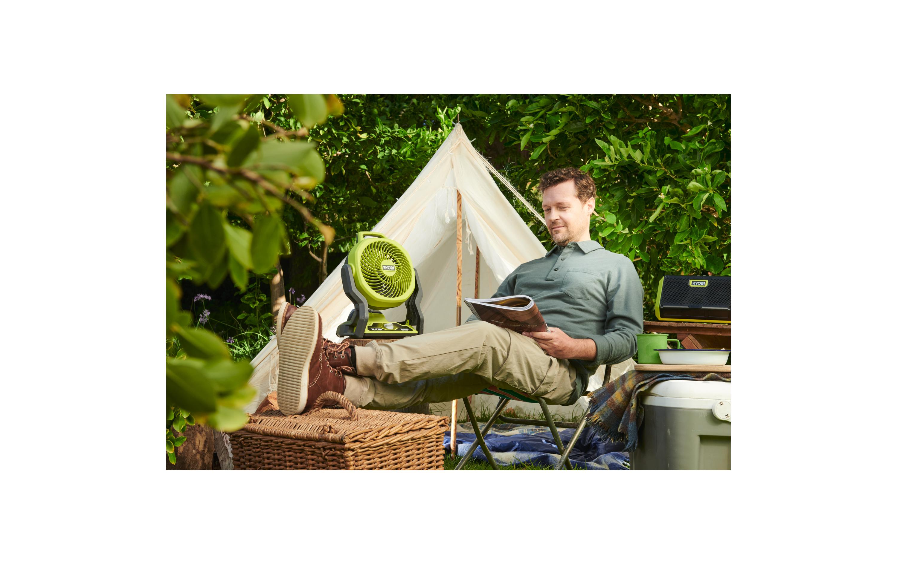 RYOBI Bodenventilator RF18-0, 18 V, Solo, ohne Akku