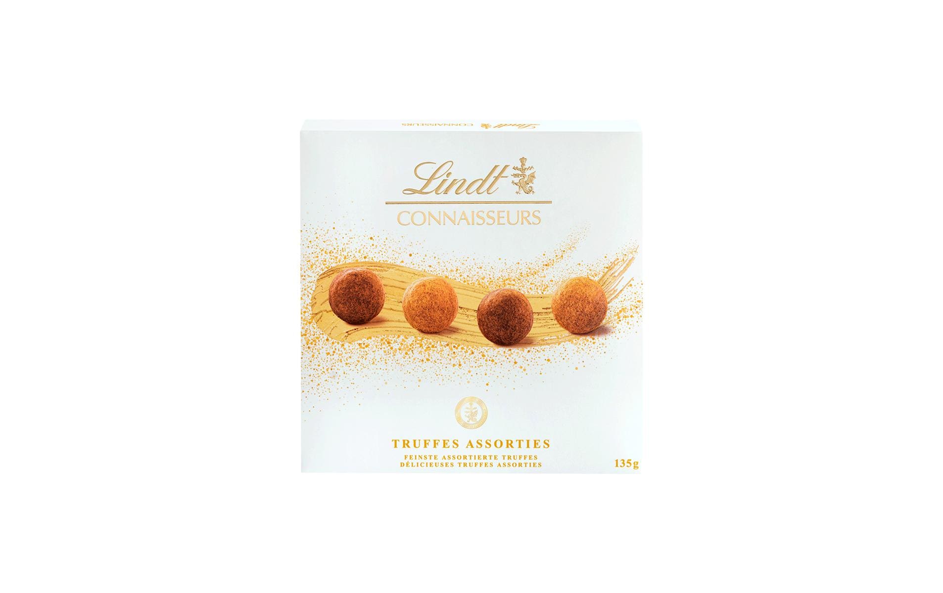 Lindt Schokoladen-Pralinen Connaisseurs Truffes Assortiert 135 g