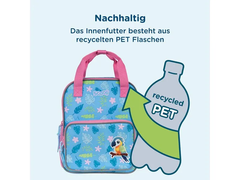Scooli Rucksack Mini-Me Paula Papagei, 10 L Scooli Rucksack Mini-Me Paula Papagei, 10 L
