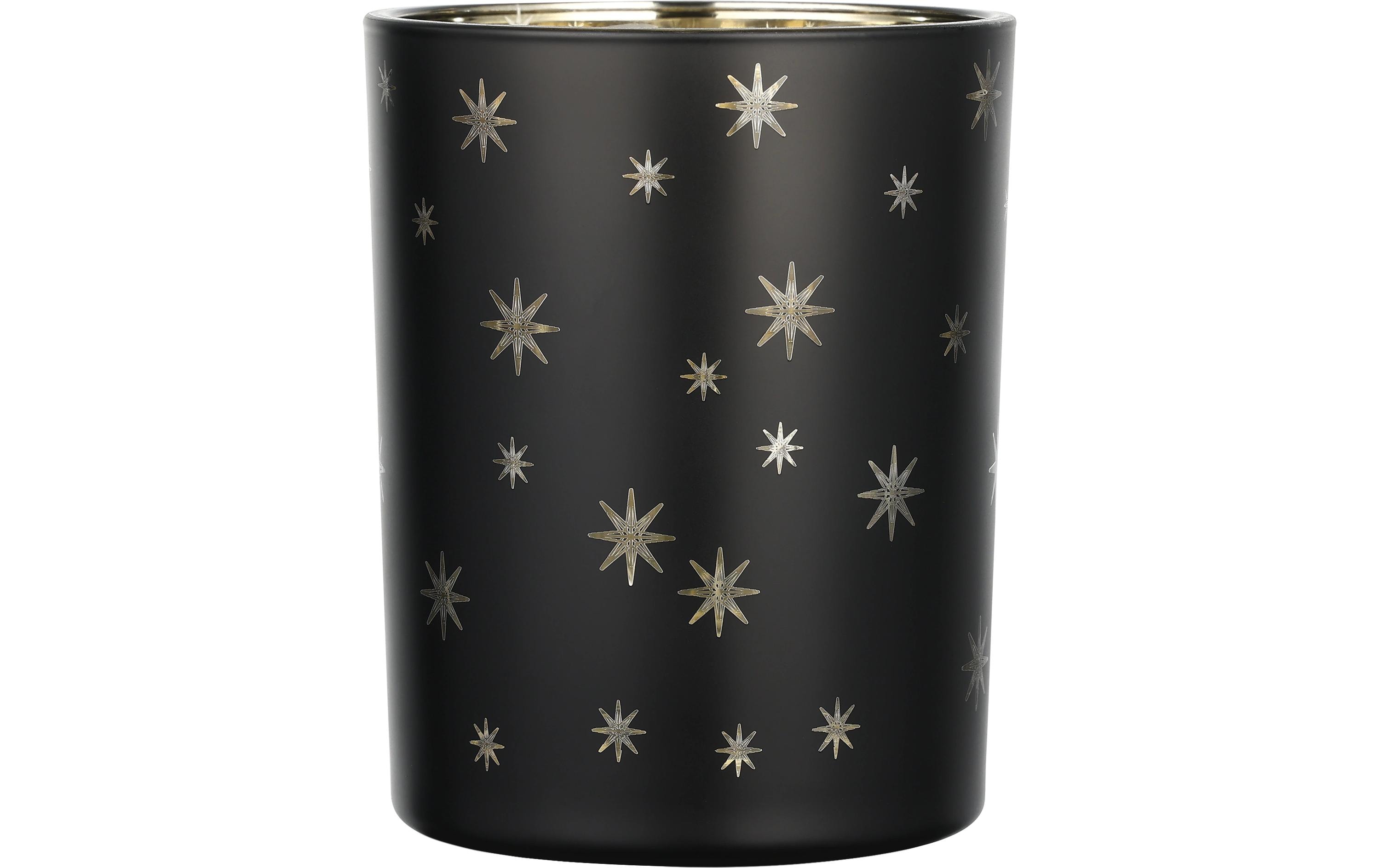 EGLO Teelichthalter Lukut 12.5 cm Gold/Schwarz, Glas