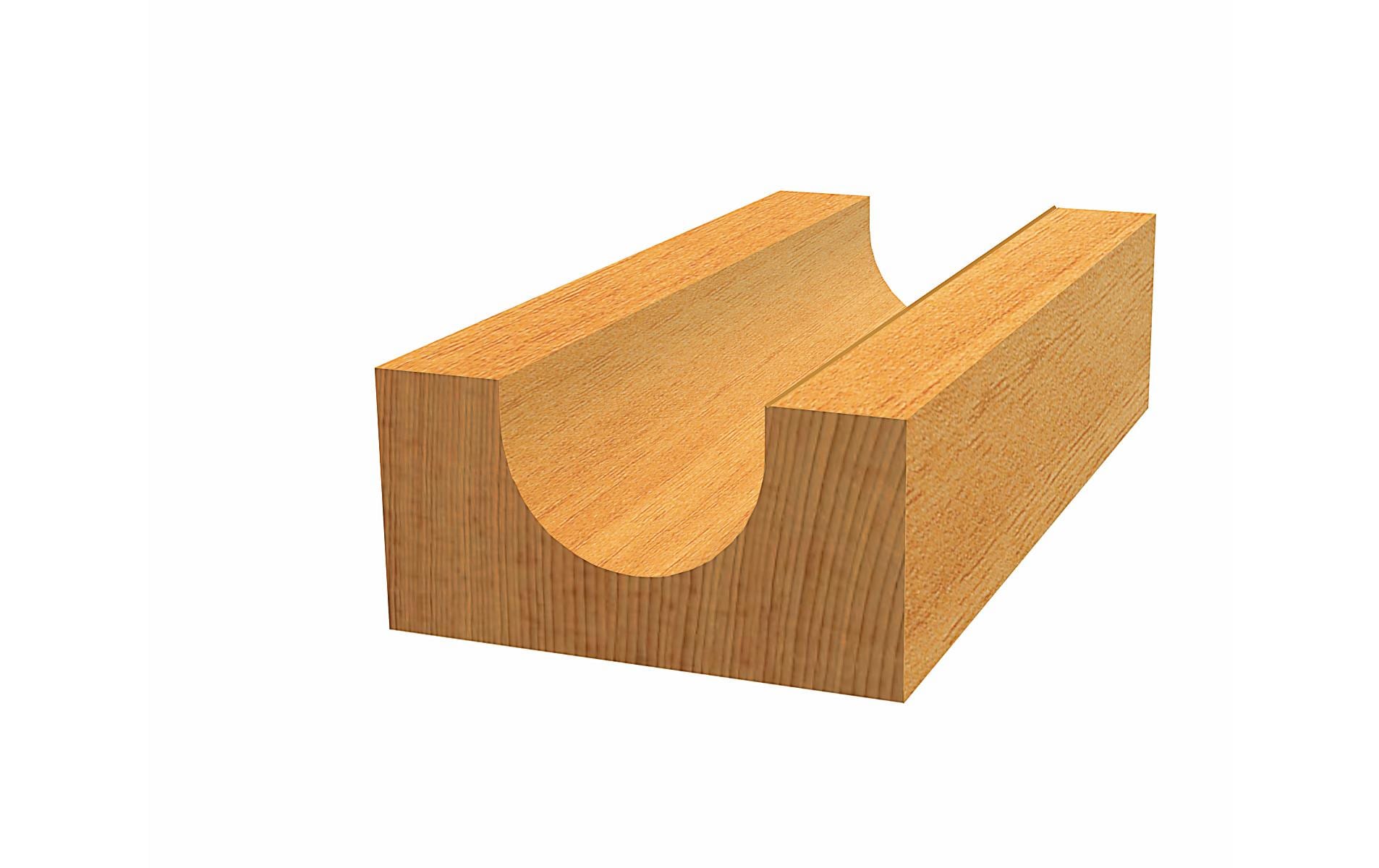 Bosch Professional Hohlkehlfräser Standard for Wood D: 20 mm, L: 12.4 mm