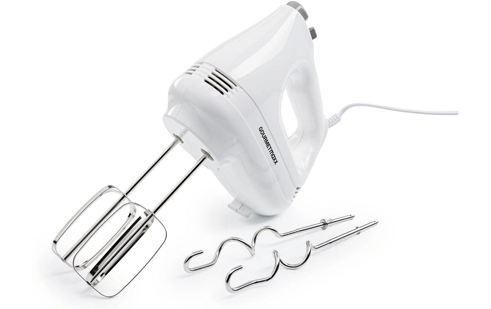 GOURMETmaxx Handmixer 250W inkl. Rührbesen Weiss