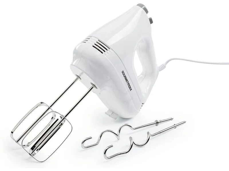 GOURMETmaxx Handmixer 250W inkl. Rührbesen Weiss GOURMETmaxx Handmixer 250W inkl. Rührbesen Weiss