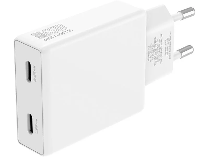 4smarts USB-Wandladegerät PDPlug Slim Dual Weiss