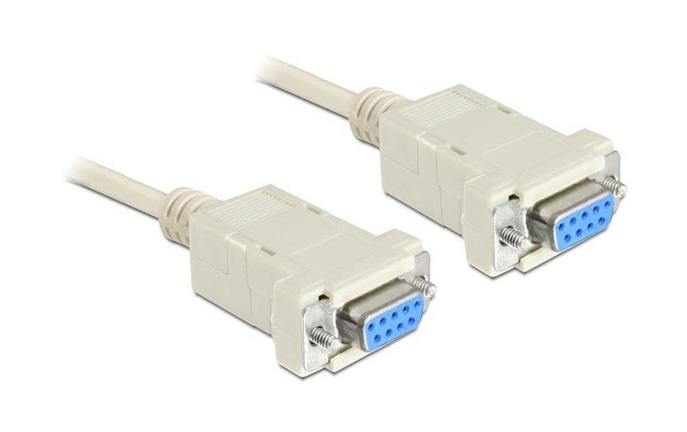 Delock Anschlusskabel RS-232 - RS-232 DB9 (f-f) Nullmodem 3 m Delock Anschlusskabel RS-232 - RS-232 DB9 (f-f) Nullmodem 3 m