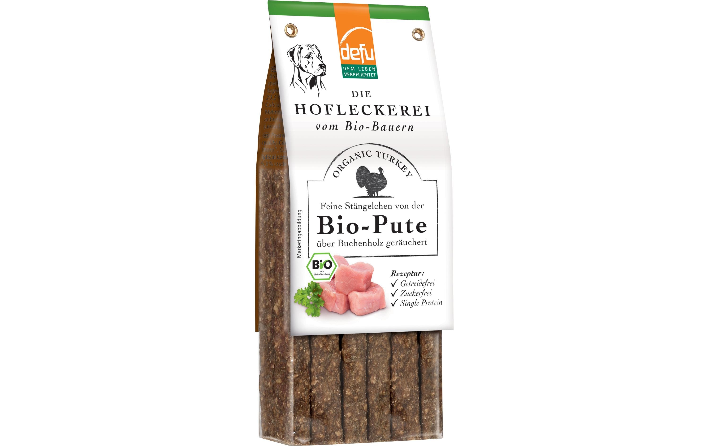defu Snack Feine Stängelchen Bio Pute, 125 g