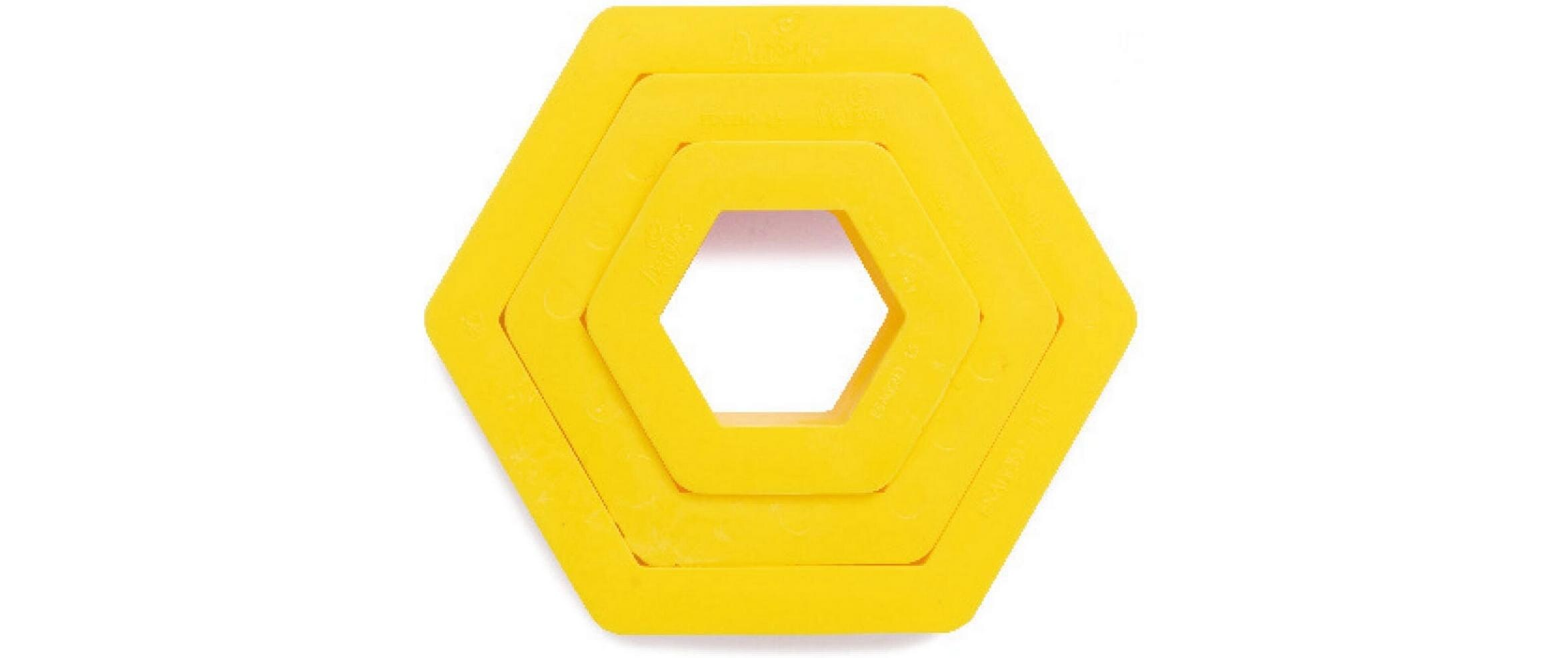 Decora Guetzli-Ausstecher-Set Hexagon, 3 Stück