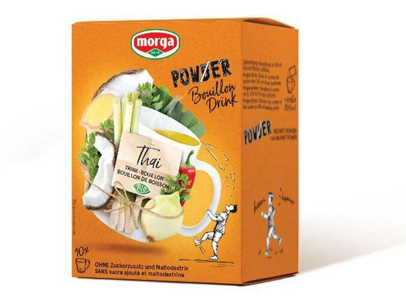 Morga PowerPowder BouillonDrink Thai Bio 10 x 4 g Morga PowerPowder BouillonDrink Thai Bio 10 x 4 g
