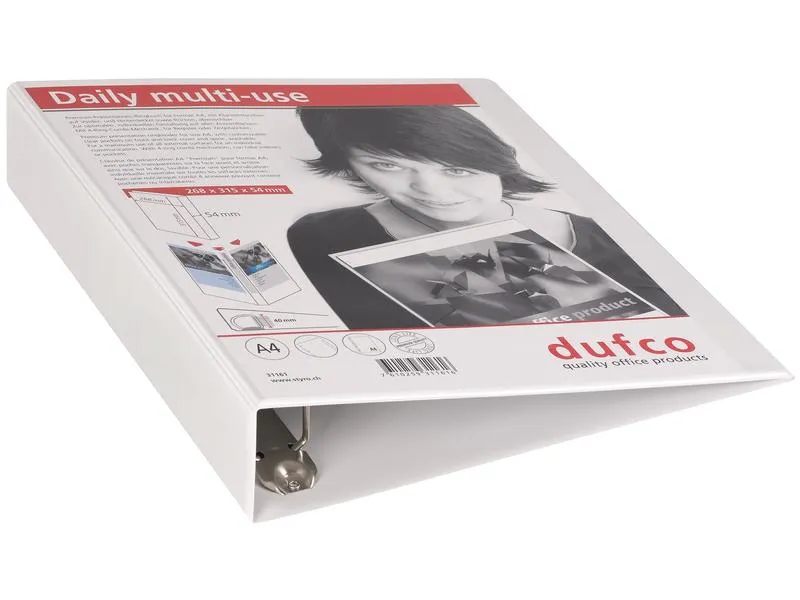 dufco Ringbuch 6 cm , Weiss dufco Ringbuch 6 cm , Weiss