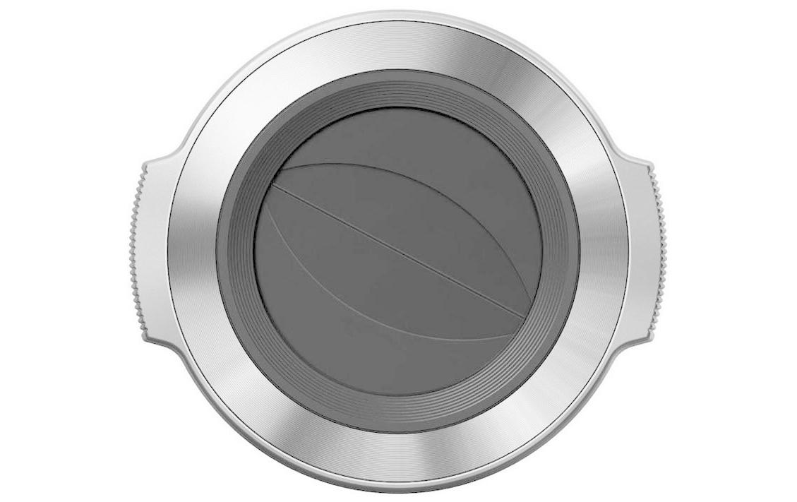 OM-System Objektivdeckel LC-37C Frontdeckel Silber
