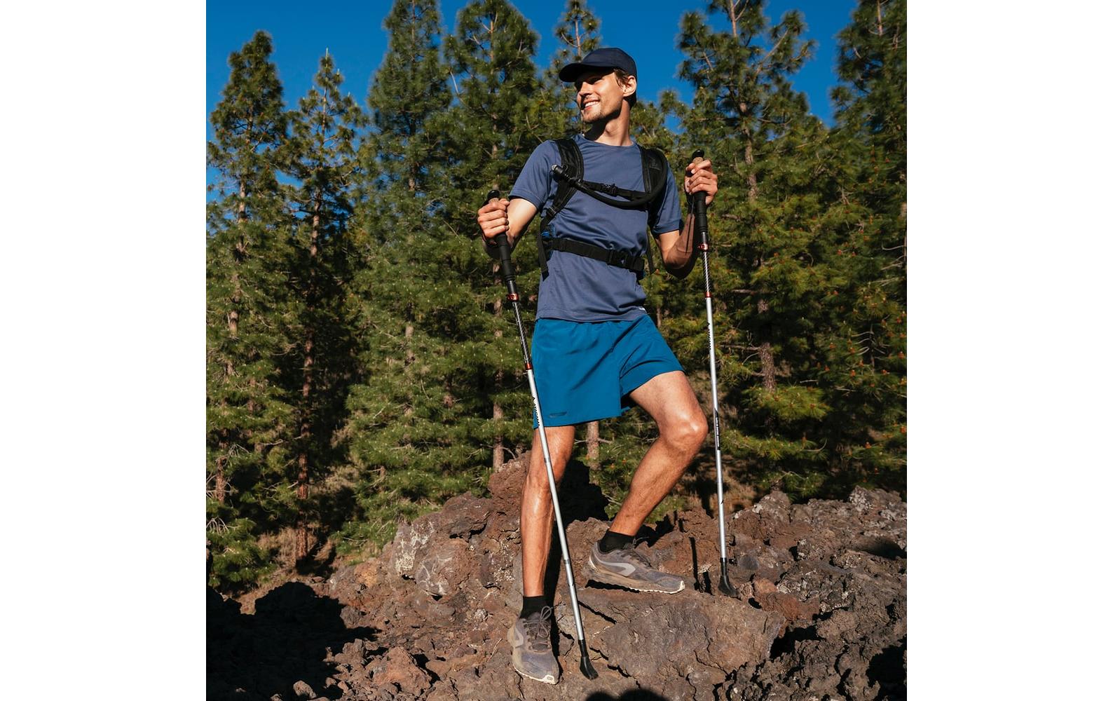 Atacama Teleskop Wanderstöcke, Flip Lock 110-135 cm