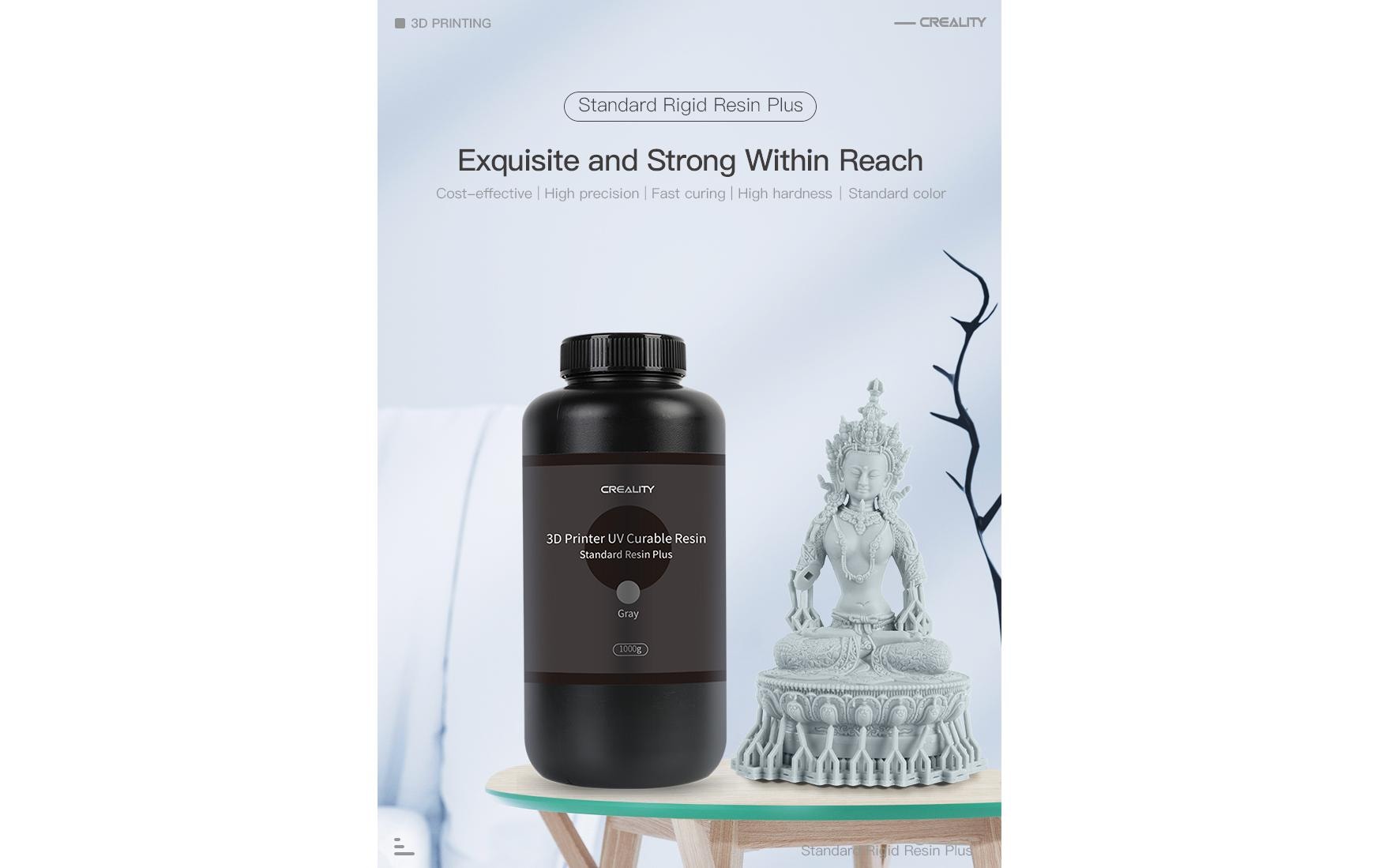 Creality Resin Plus 1 kg, Schwarz Creality Resin Plus 1 kg, Schwarz