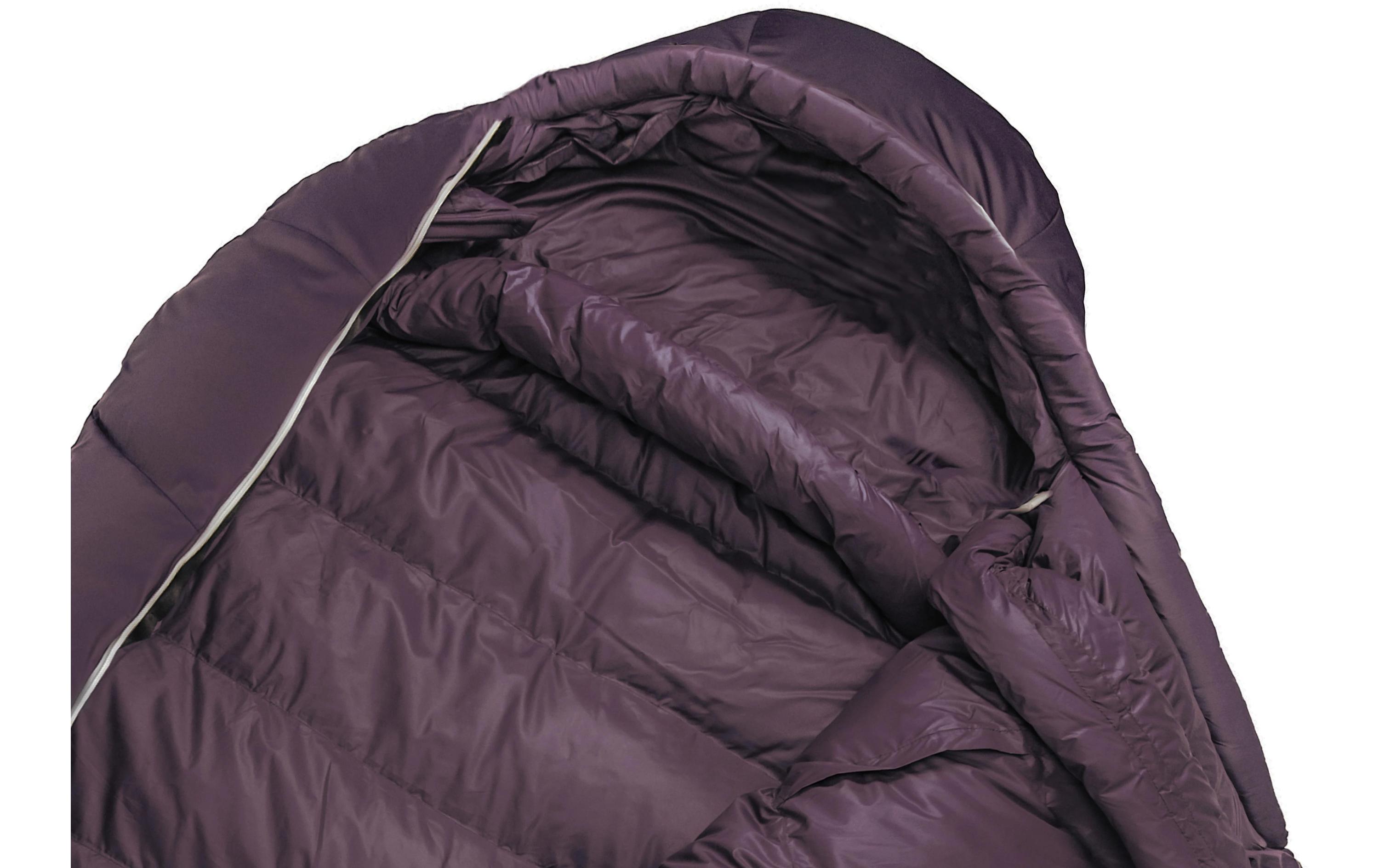 Grüezi Bag Schlafsack Biopod DownWool Subzero 175 Nylon, Berry