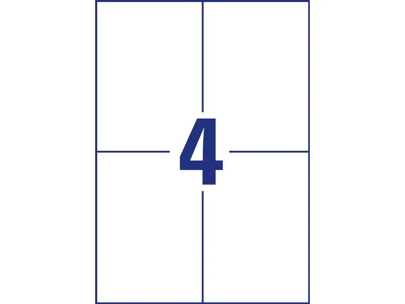 Avery Zweckform Universal-Etiketten 3483 105 x 148 mm, 220 Blatt Avery Zweckform Universal-Etiketten 3483 105 x 148 mm, 220 Blatt