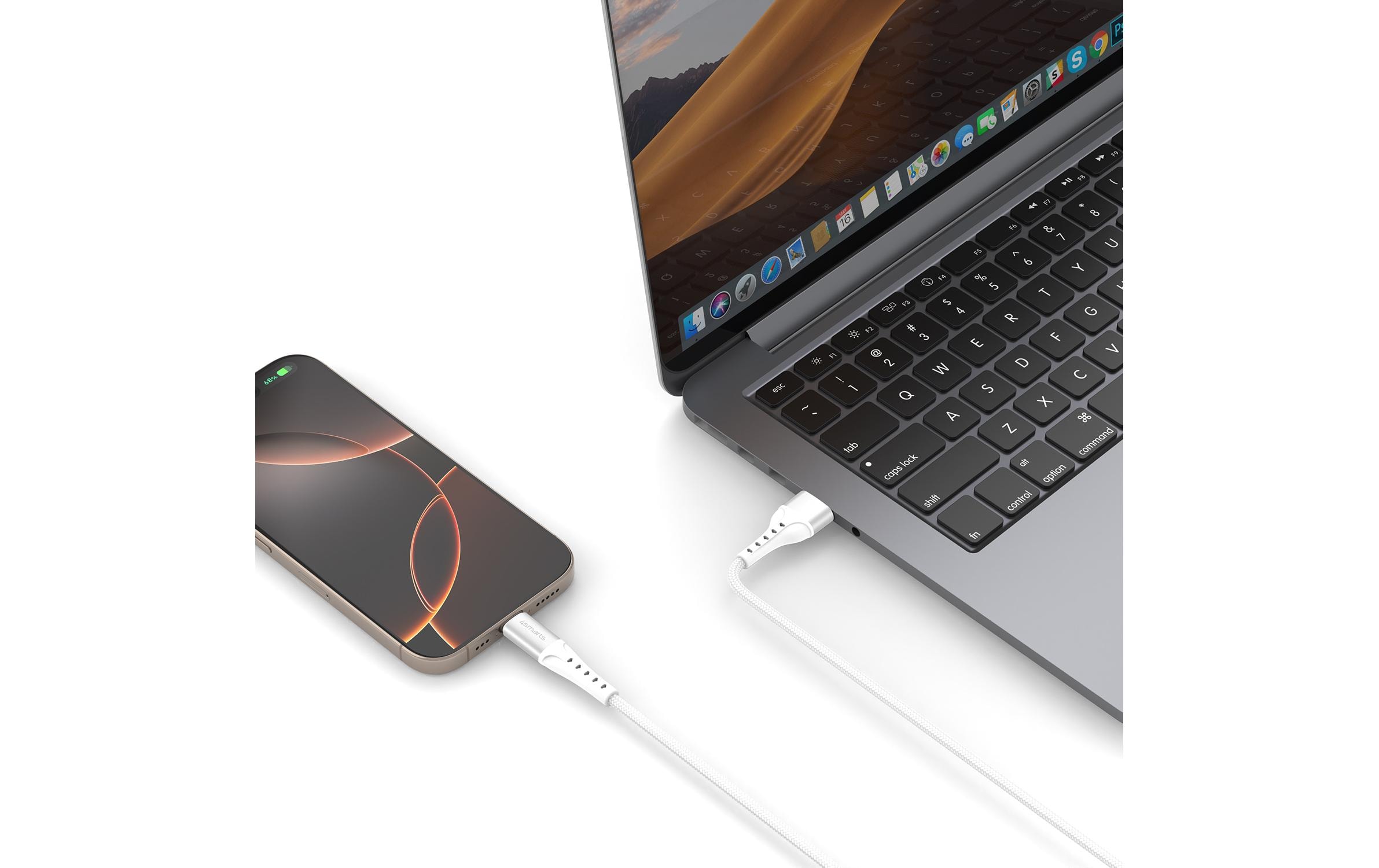 4smarts USB 2.0-Kabel Data and charging cable USB C - USB C 1.5 m