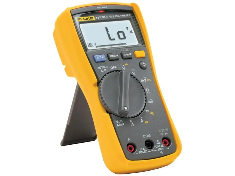 Fluke Multimeter 117 Digital, True RMS, 600 V / 10 A Fluke Multimeter 117 Digital, True RMS, 600 V / 10 A
