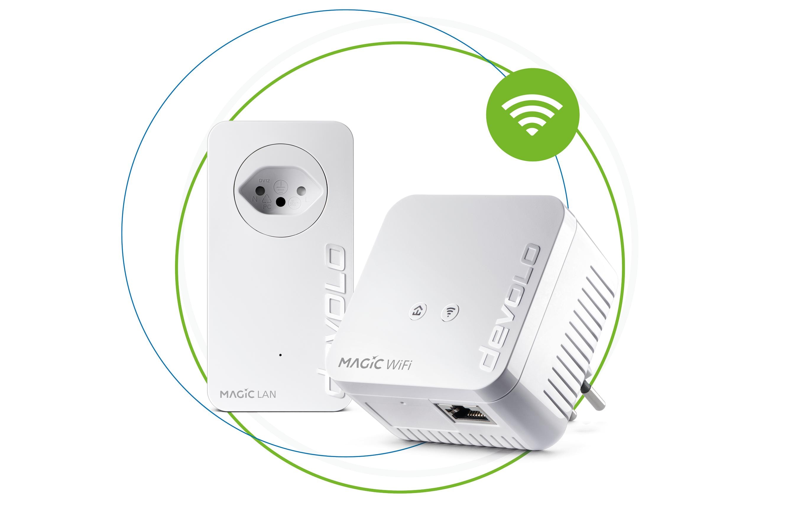 devolo Powerline Magic 1 WiFi mini Starter Kit devolo Powerline Magic 1 WiFi mini Starter Kit