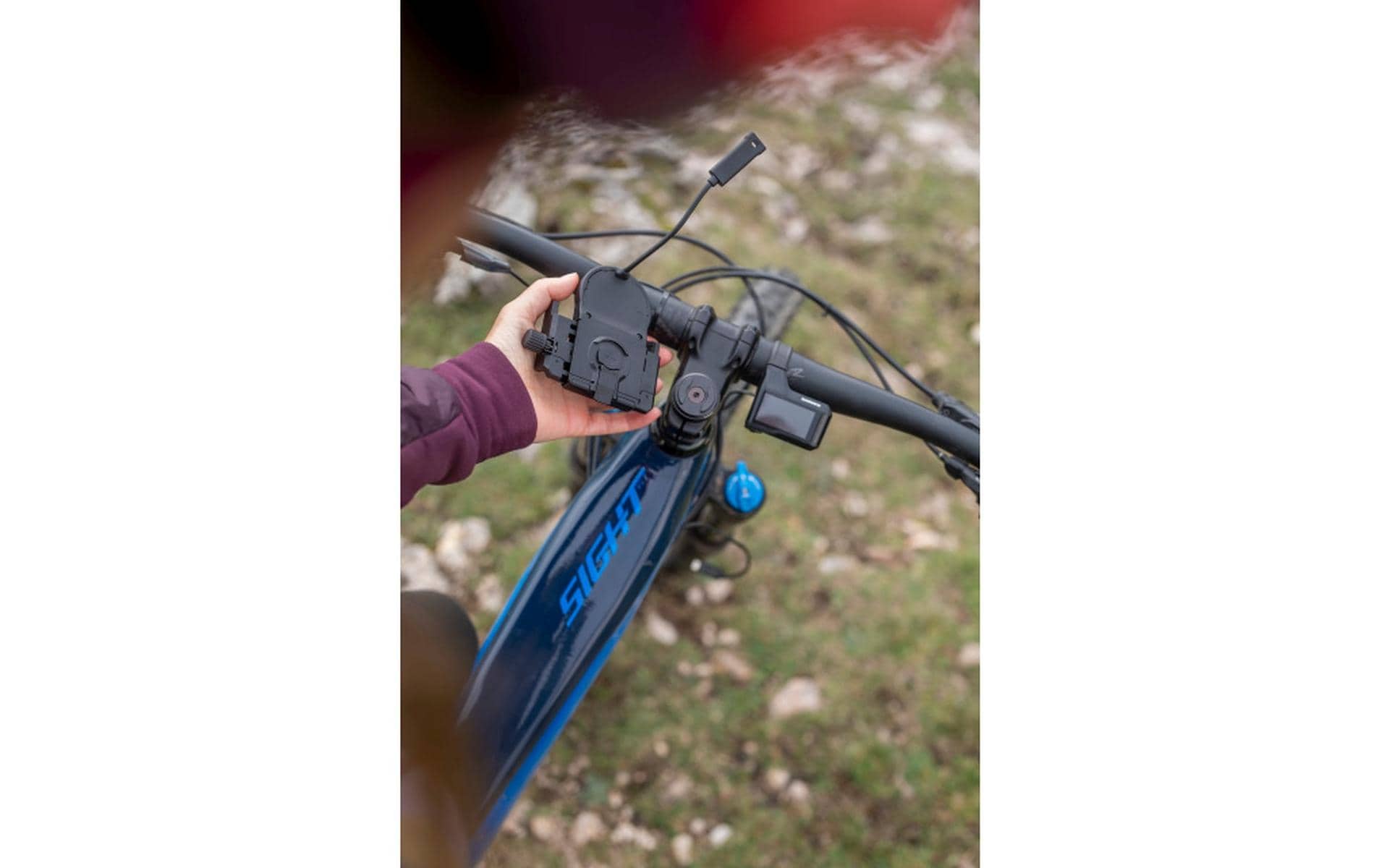 SP Connect Fahrradmobiltelefonhalter Universal Charging Phone Clamp