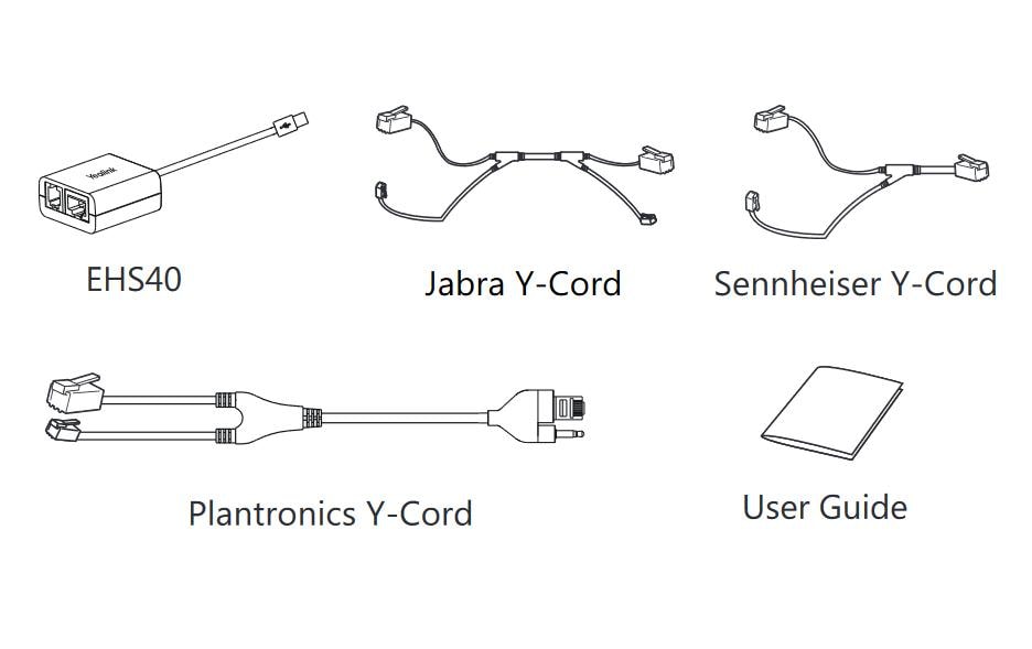 Yealink EHS Adapter EHS40 USB-A - RJ-45/RJ-9