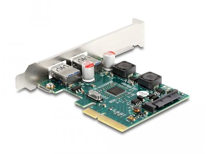 Delock PCI-Express-Karte USB 3.1 Gen 2 - 2x USB Typ-A Delock PCI-Express-Karte USB 3.1 Gen 2 - 2x USB Typ-A