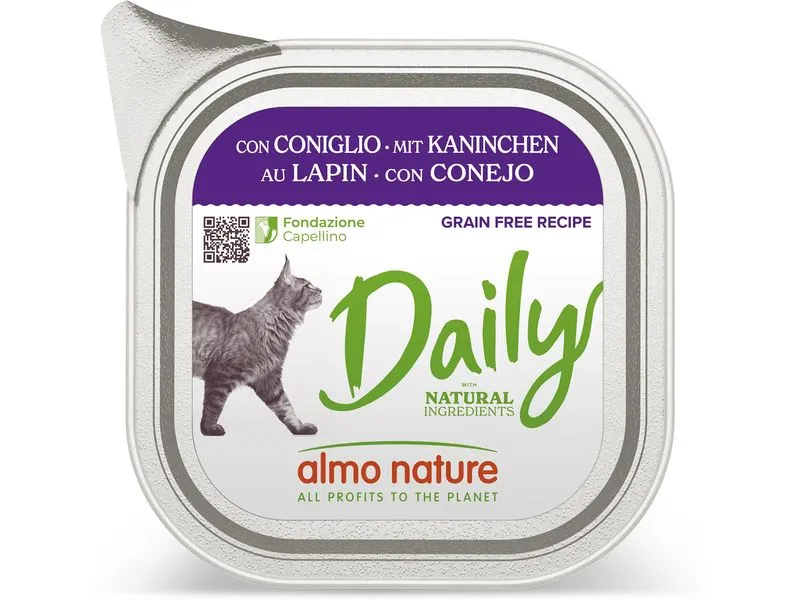 Almo Nature Nassfutter Daily mit Kaninchen 100g Almo Nature Nassfutter Daily mit Kaninchen 100g