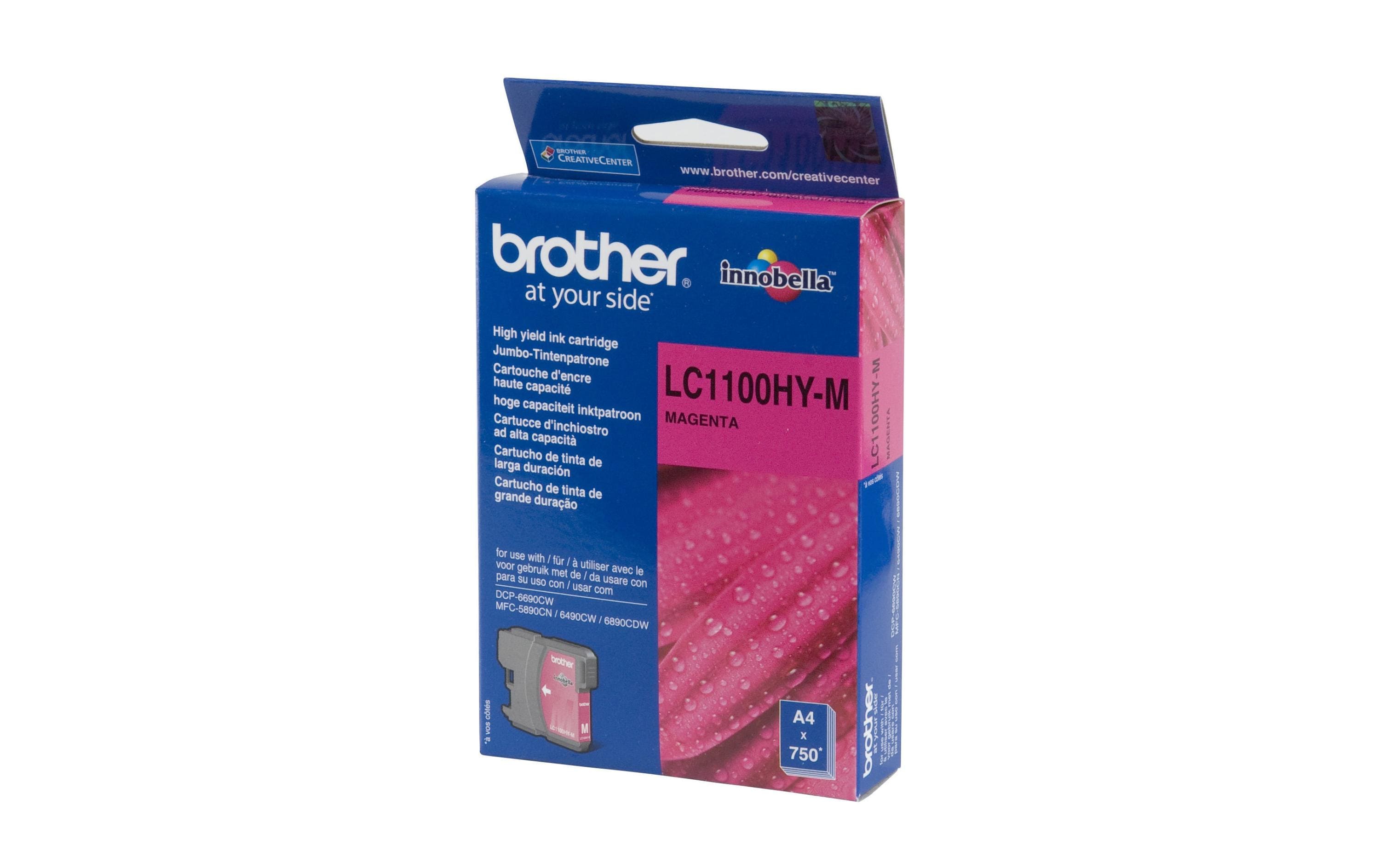 Brother Tinte LC-1100HYM Magenta Brother Tinte LC-1100HYM Magenta