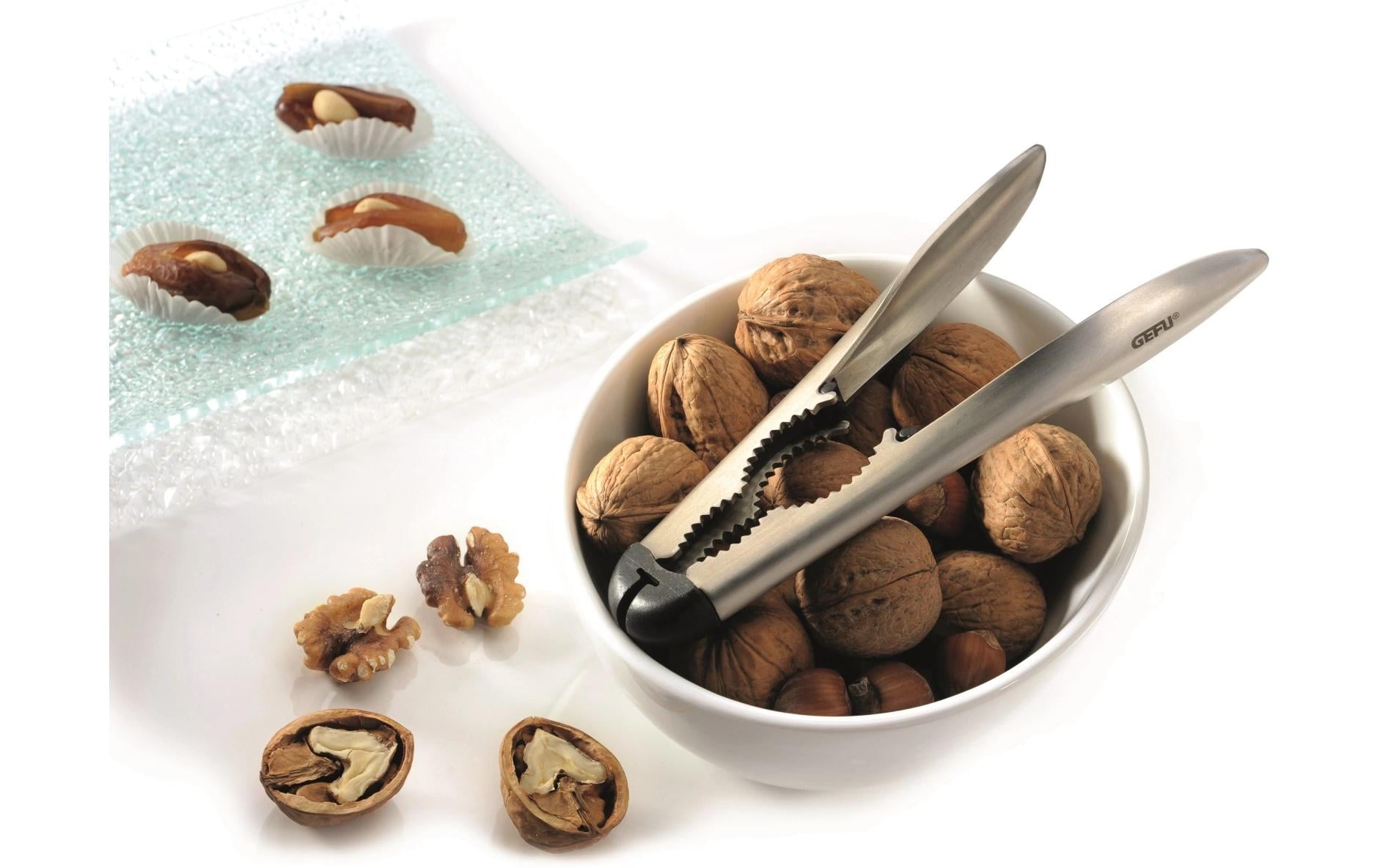 GEFU Nussknacker Nocetto 18 cm, Schwarz/Silber