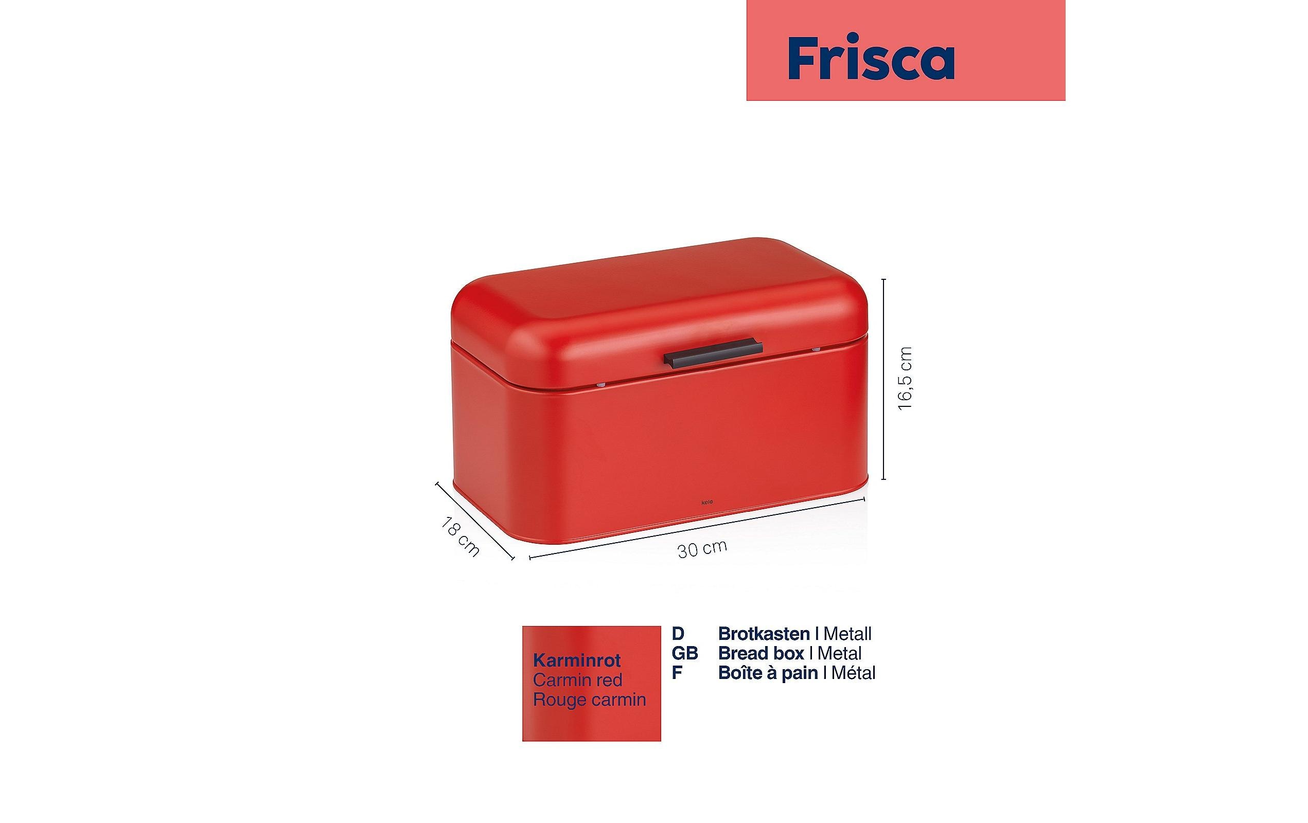Kela Brotkasten Frisca Klein, Rot