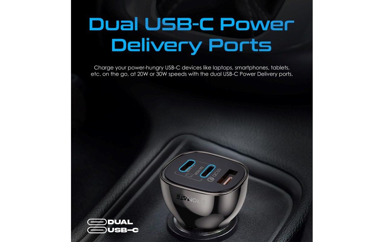 Promate Autoladegerät ProMate TransDrive-80W USB