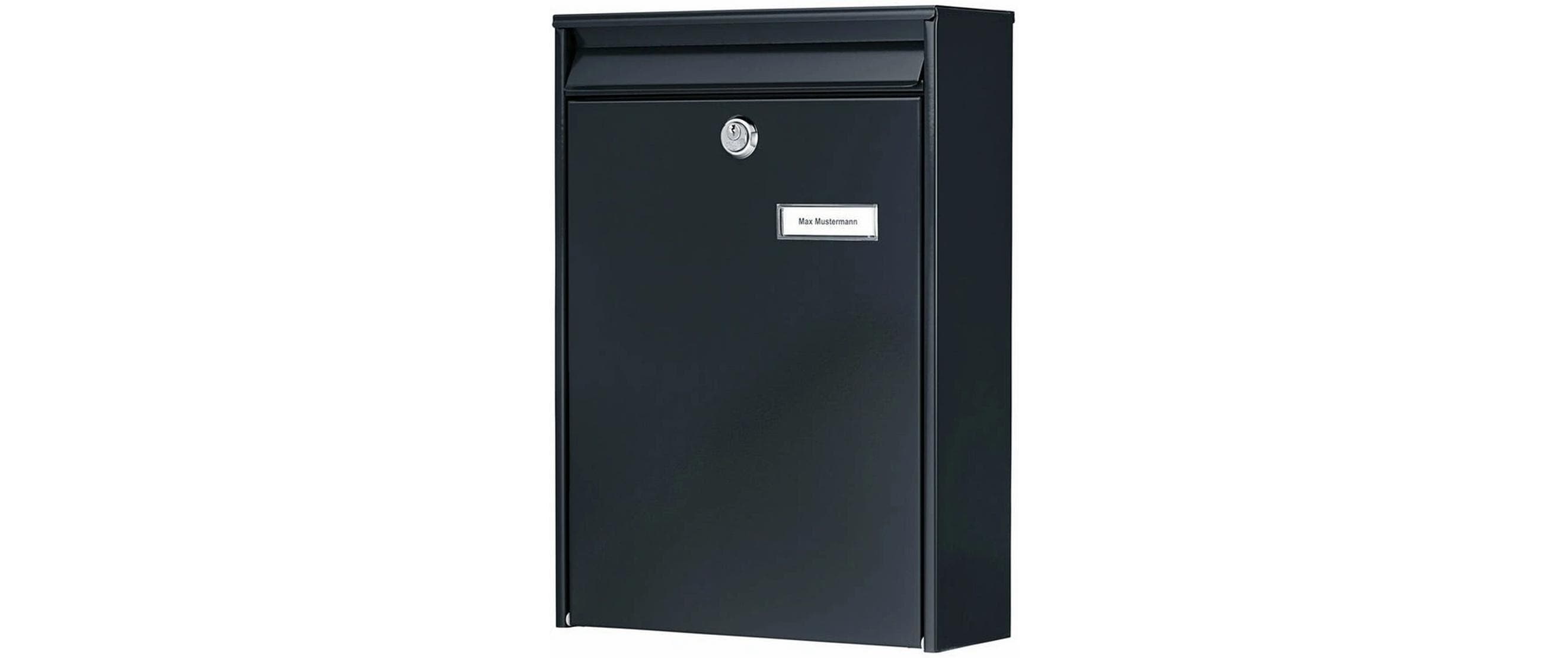 Burgwächter Briefkasten LEIPZIG 777 ANT Schwarz