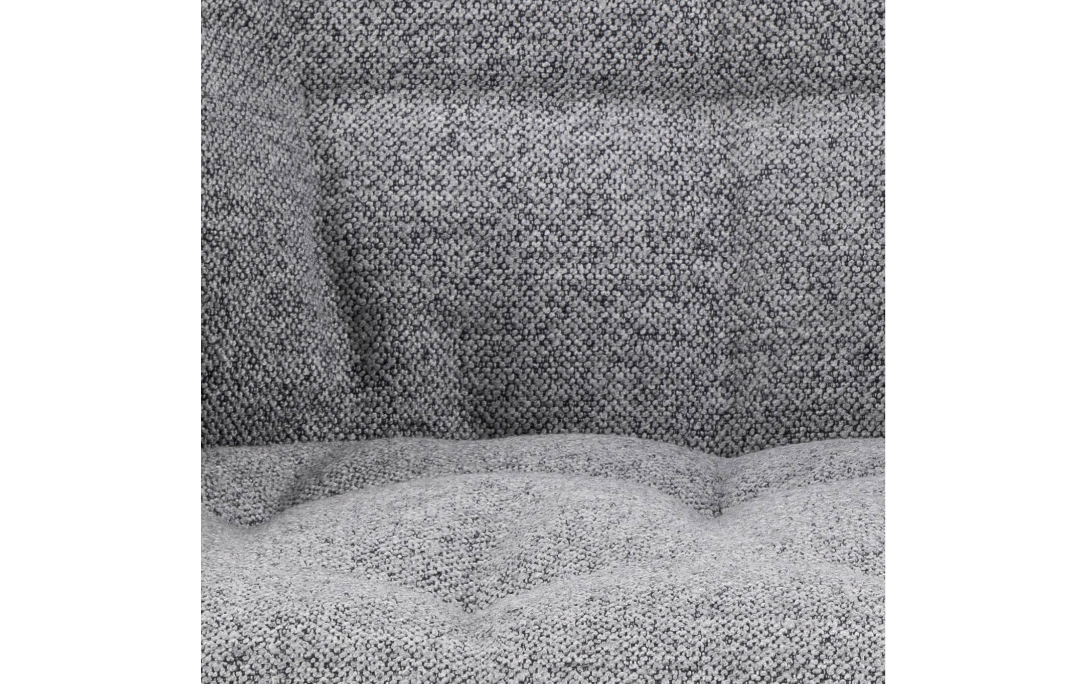 AC Design Sessel Brooke Stahl/Textil, Grau