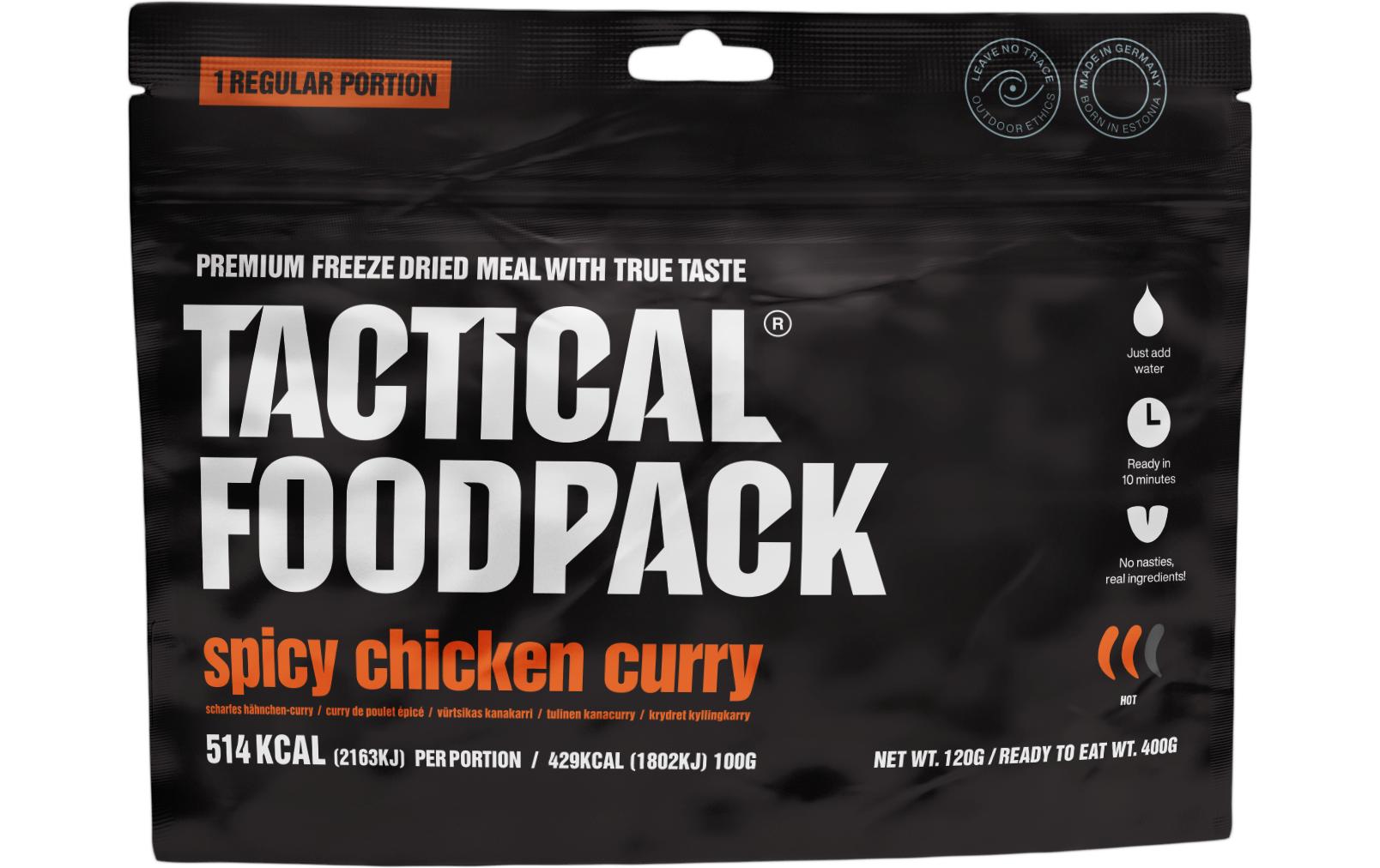 Tactical Foodpack Hauptgericht Pikantes Hühnercurry Tactical Foodpack Hauptgericht Pikantes Hühnercurry