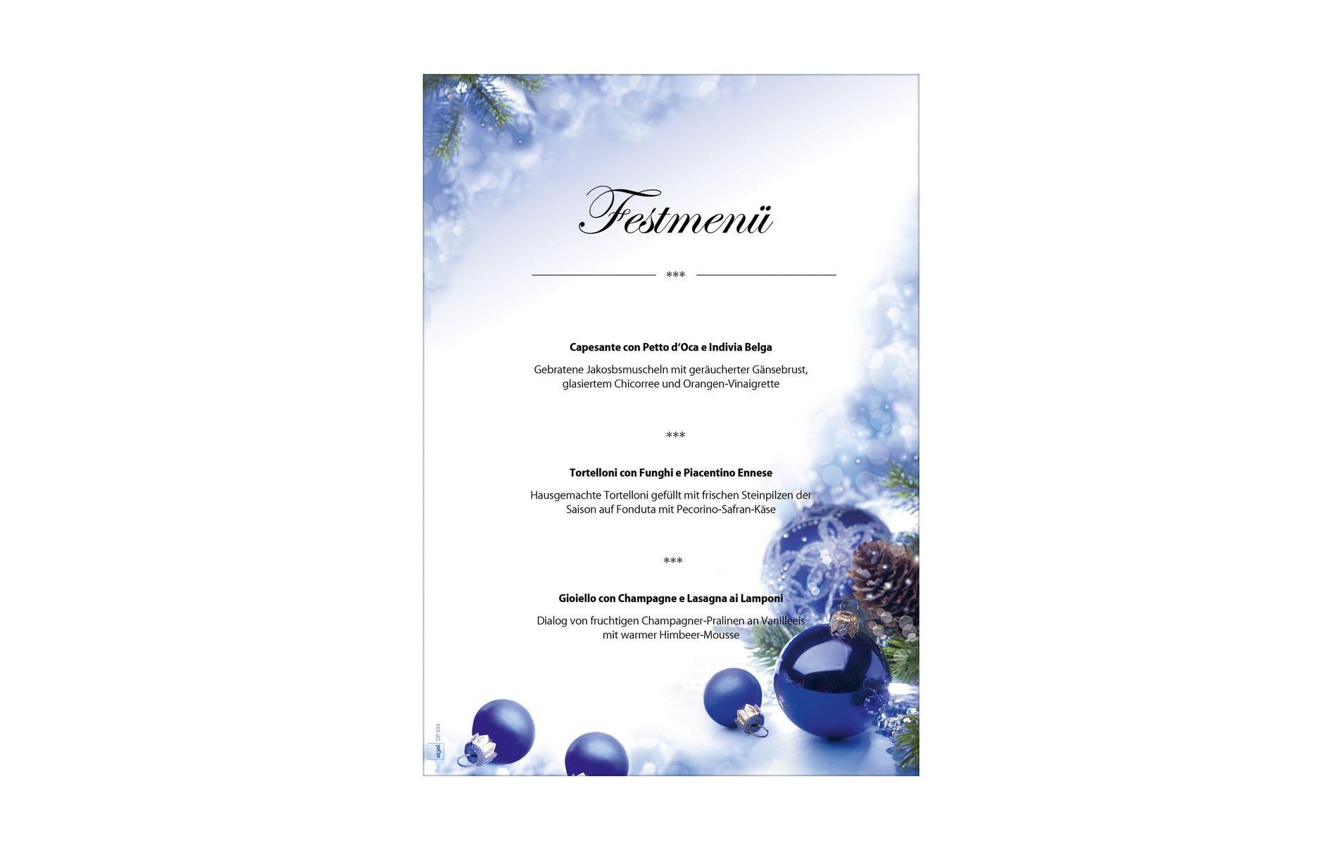 Sigel Motivpapier Blue Harmony, A4, 90 g/m², 100 Blatt