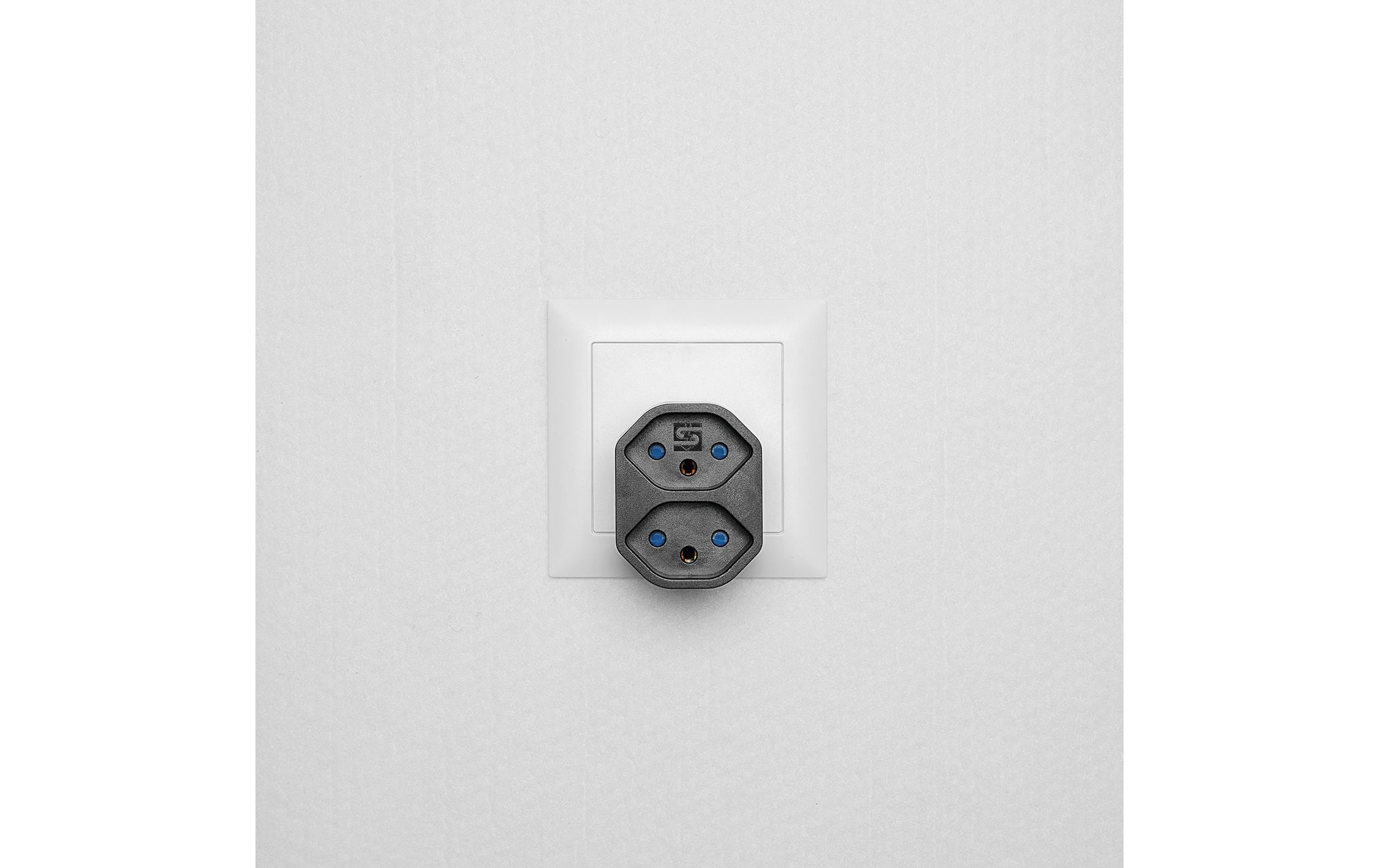 STEFFEN Manta Mehrfachadapter 2xT13 drehbar 2