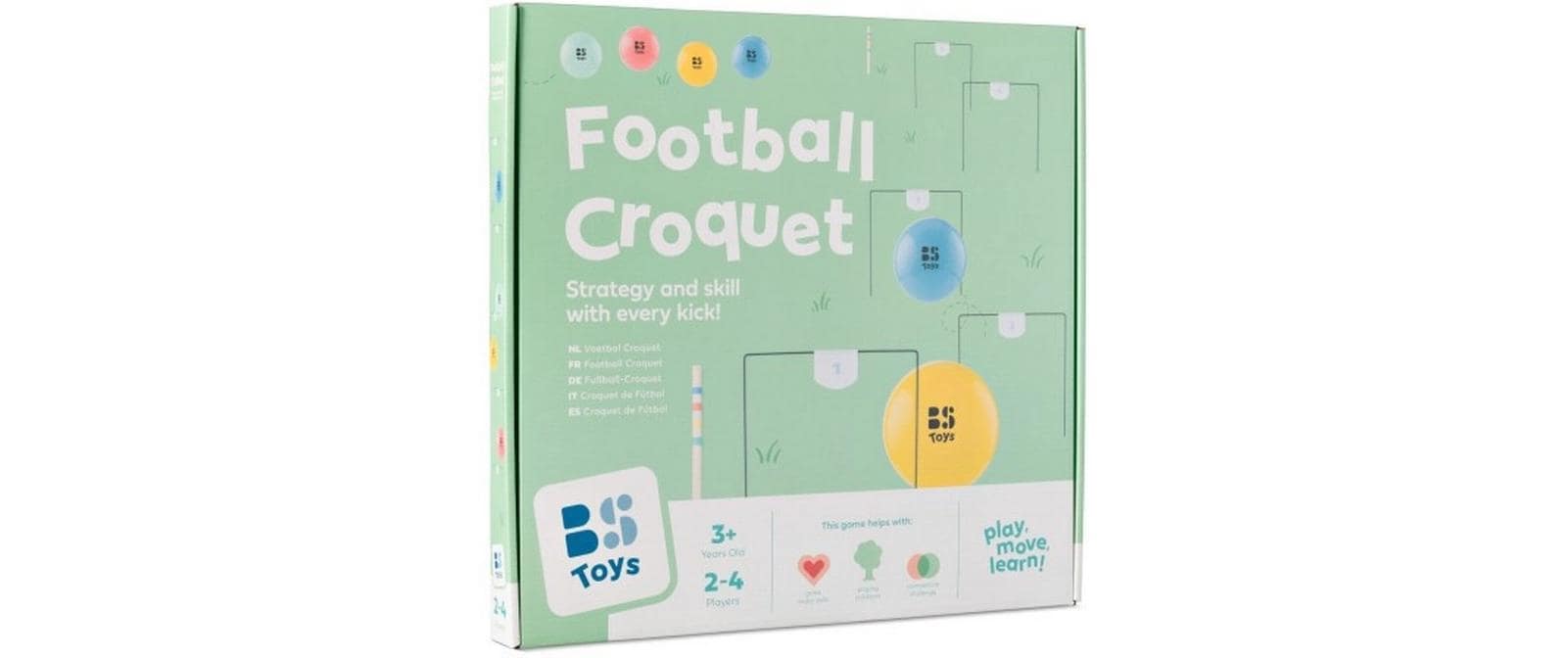 BS Toys Voetbal Croquet Filz Metall Gummi