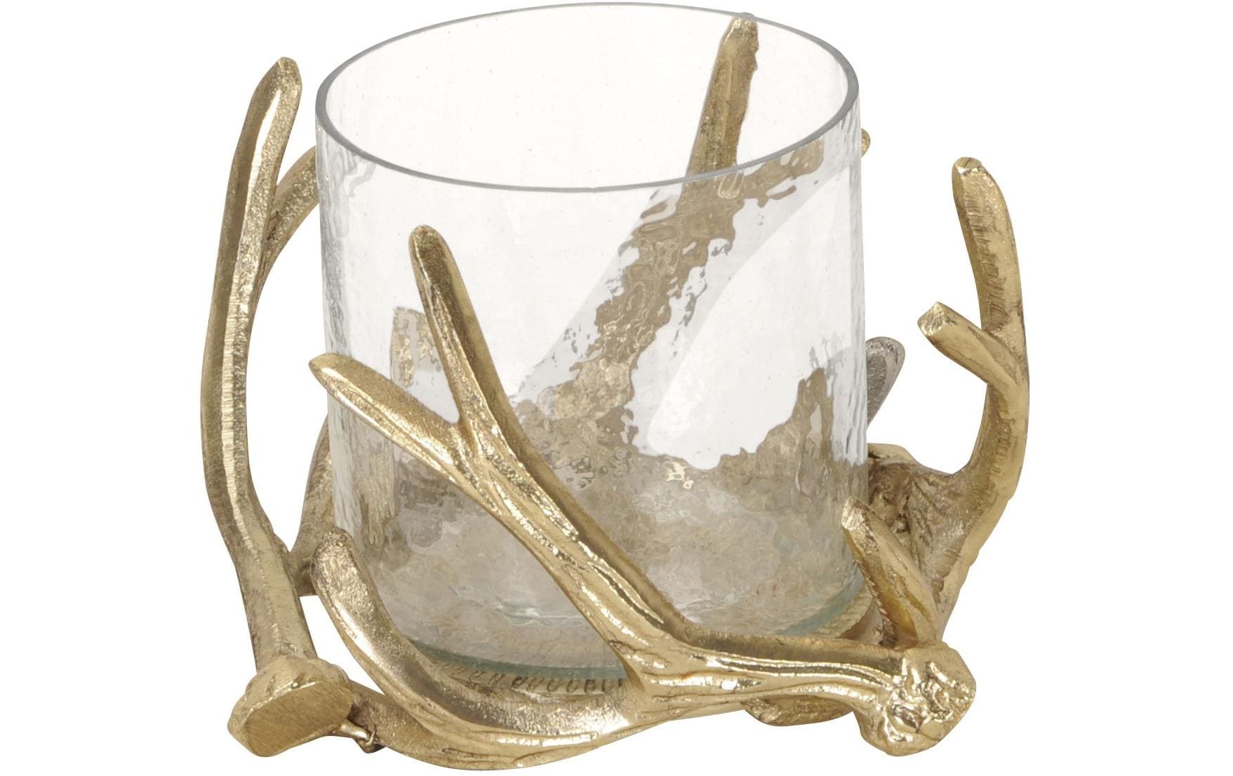 COCON Windlicht Geweih, Gold